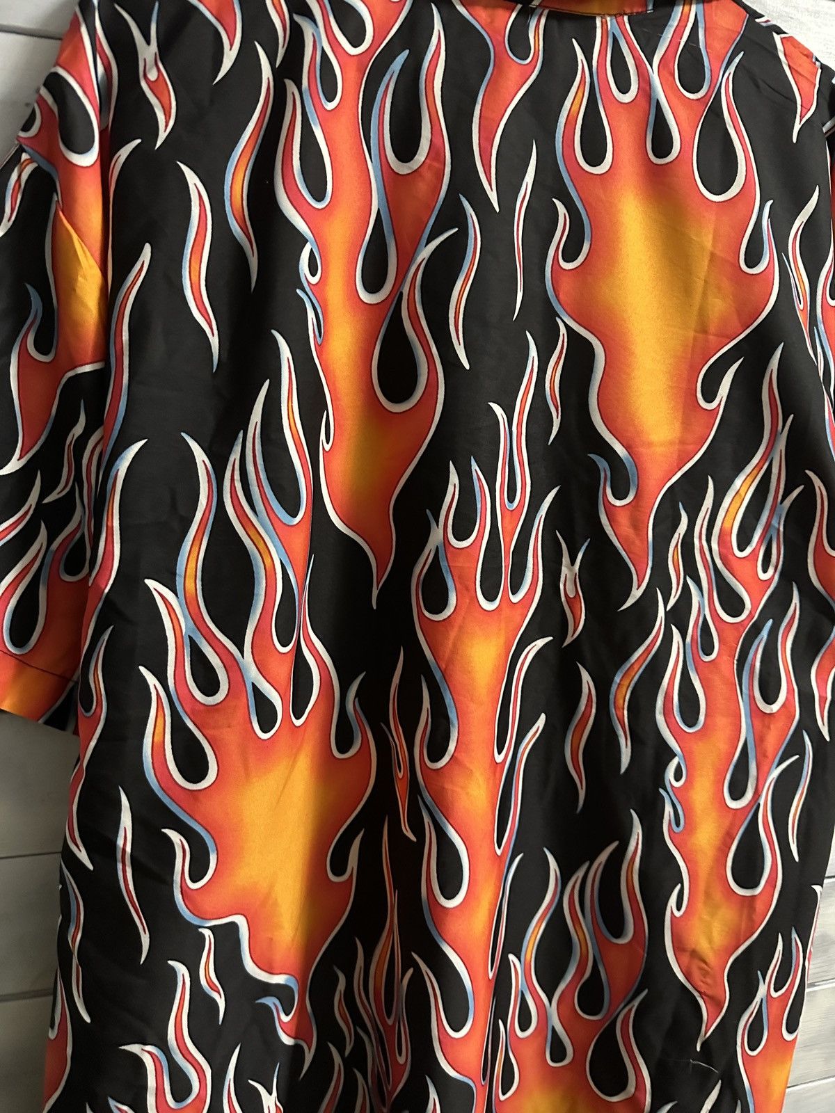 Other Rare Vintage Fire Shirt Y2K Japan Style Size Xl-XXL. Size US XXL / EU 58 / 5 - 6 Thumbnail