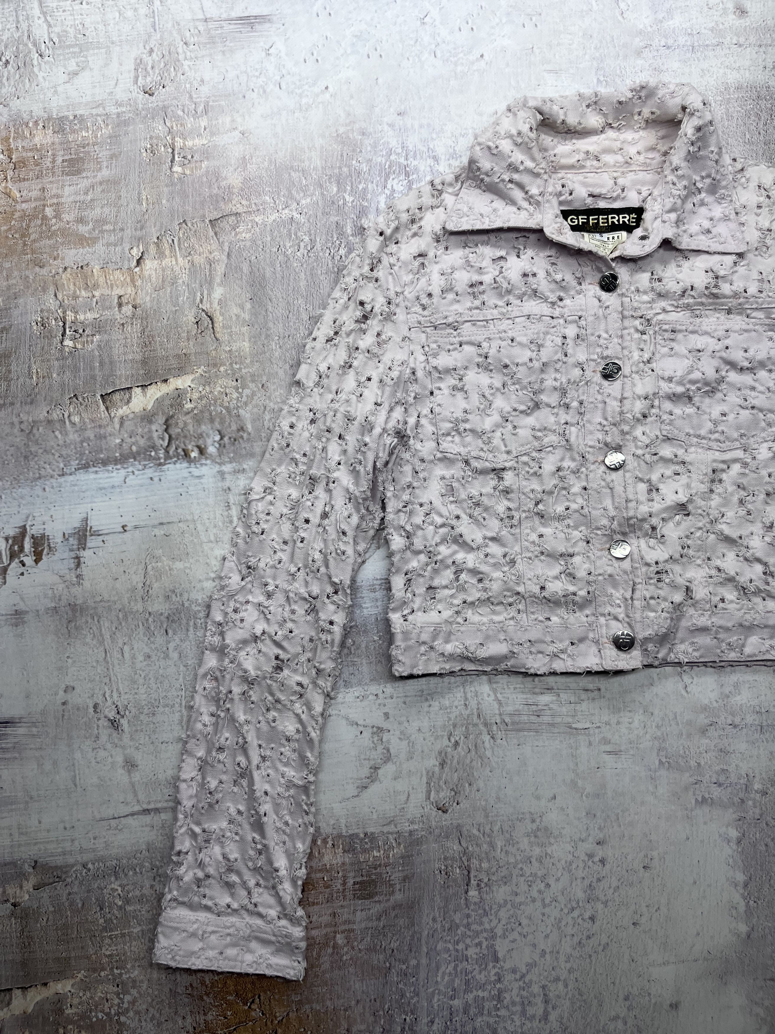 GF Ferre Gianfranco Ferre Vintage Mesh Jacket Women’s Size S Size S / US 4 / IT 40 - 3 Thumbnail