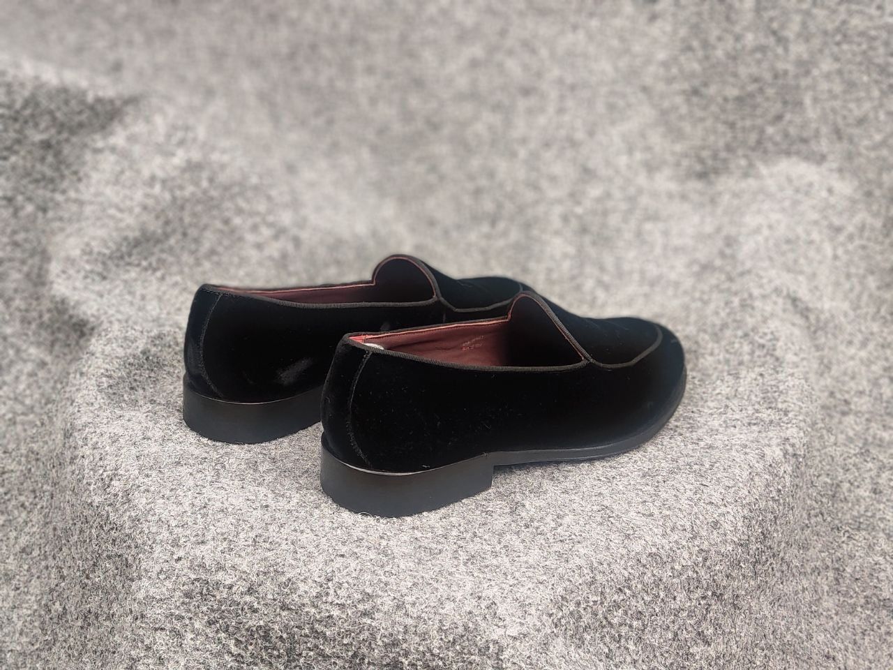 Suitsupply Suitsupply Tuxedo Velour Black Slip On Loafers Formal Shoes Size US 8 / EU 41 - 11 Thumbnail