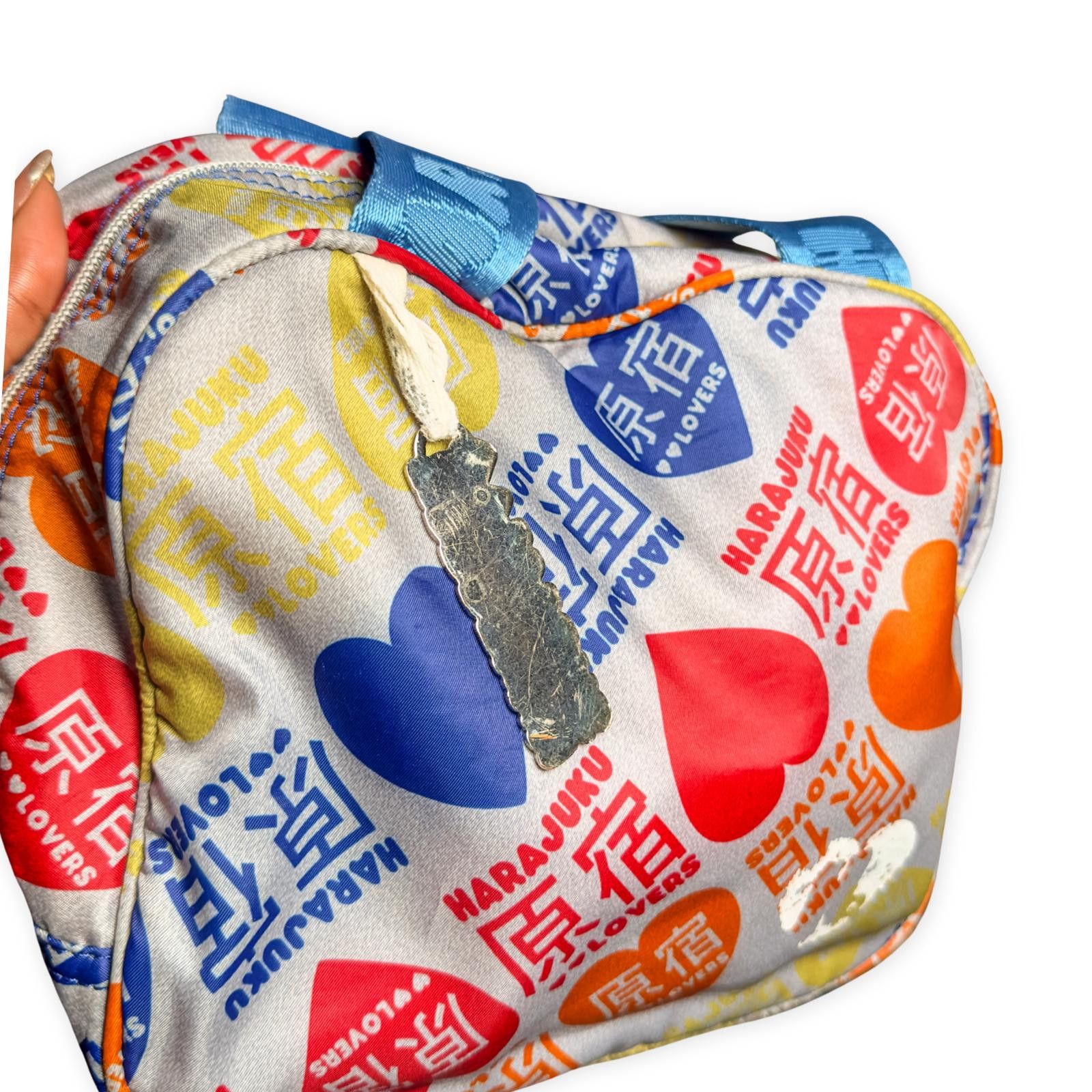 Other Harajuku Lovers Multicolor Hearts Tote Bag Chain Blue Red Size ONE SIZE - 6 Thumbnail