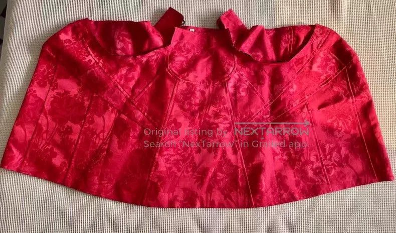 Comme des Garcons Comme Des Garcons Pink Jacquard Oversized Skirt Size S / US 4 / IT 40 - 3 Thumbnail