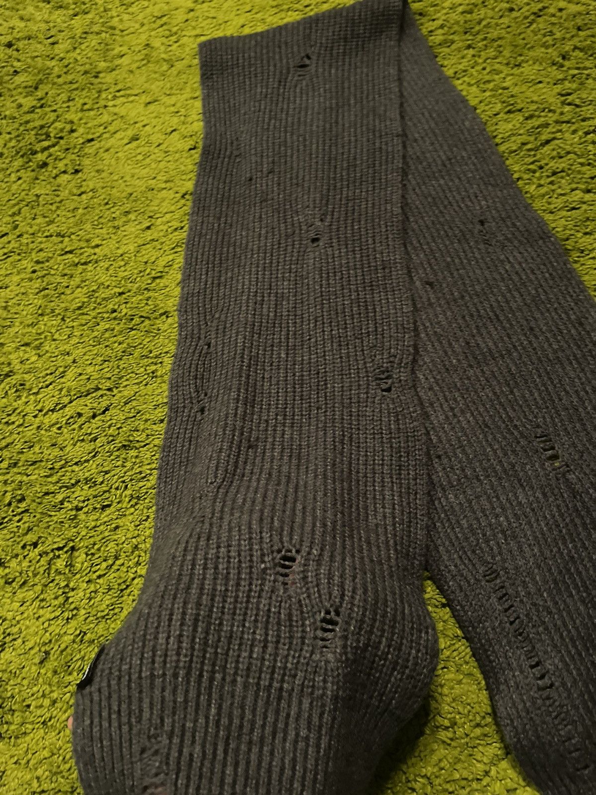 Diesel Diesel avant garde opium style factory distressed scarf wool Size ONE SIZE - 6 Thumbnail