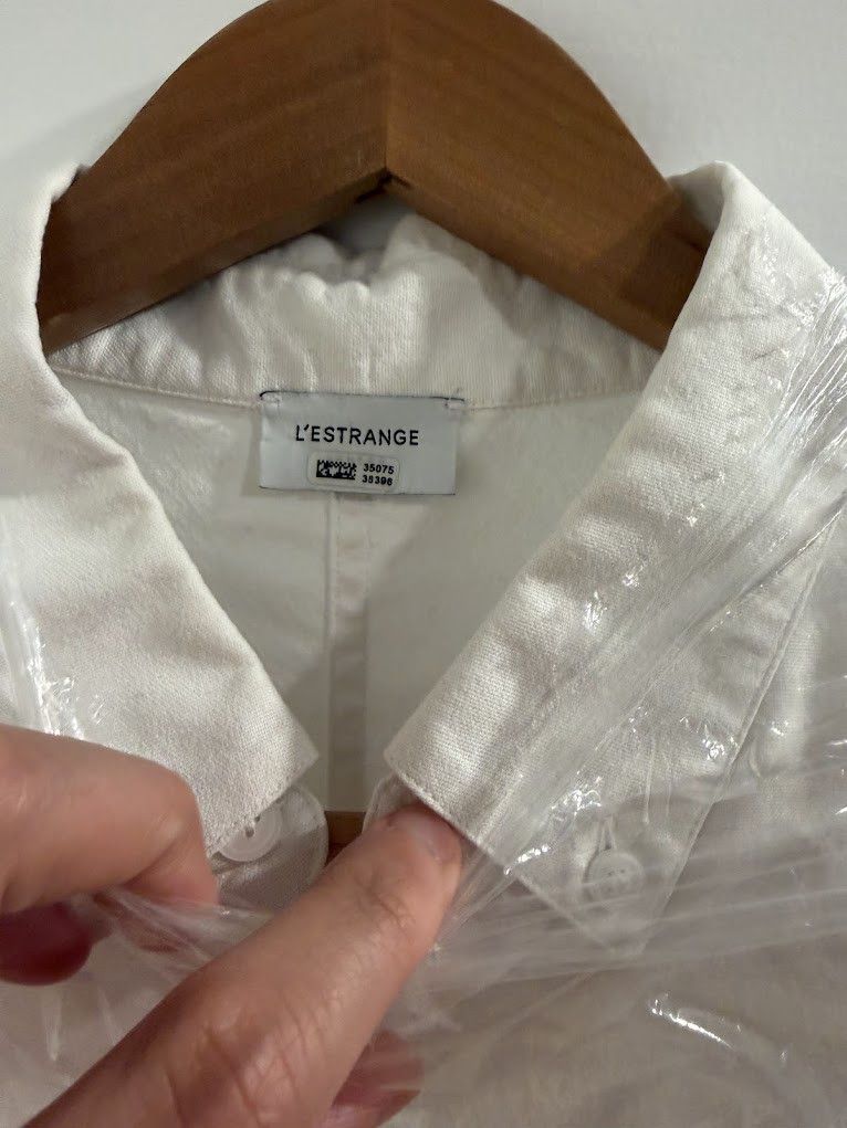 L'estrange London LESTRANGE The All Day Oxford Shirt - White Button Up Shirt Size US L / EU 52-54 / 3 - 3 Thumbnail