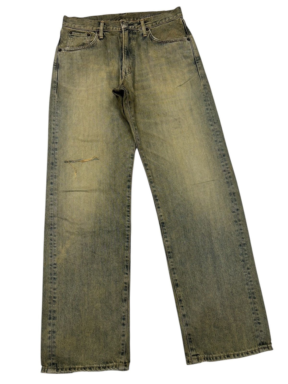 Kapital EDWIN LOOSE 445 Earthy Muddy Wash Baggy Jeans Size US 32 / EU 48 - 3 Thumbnail