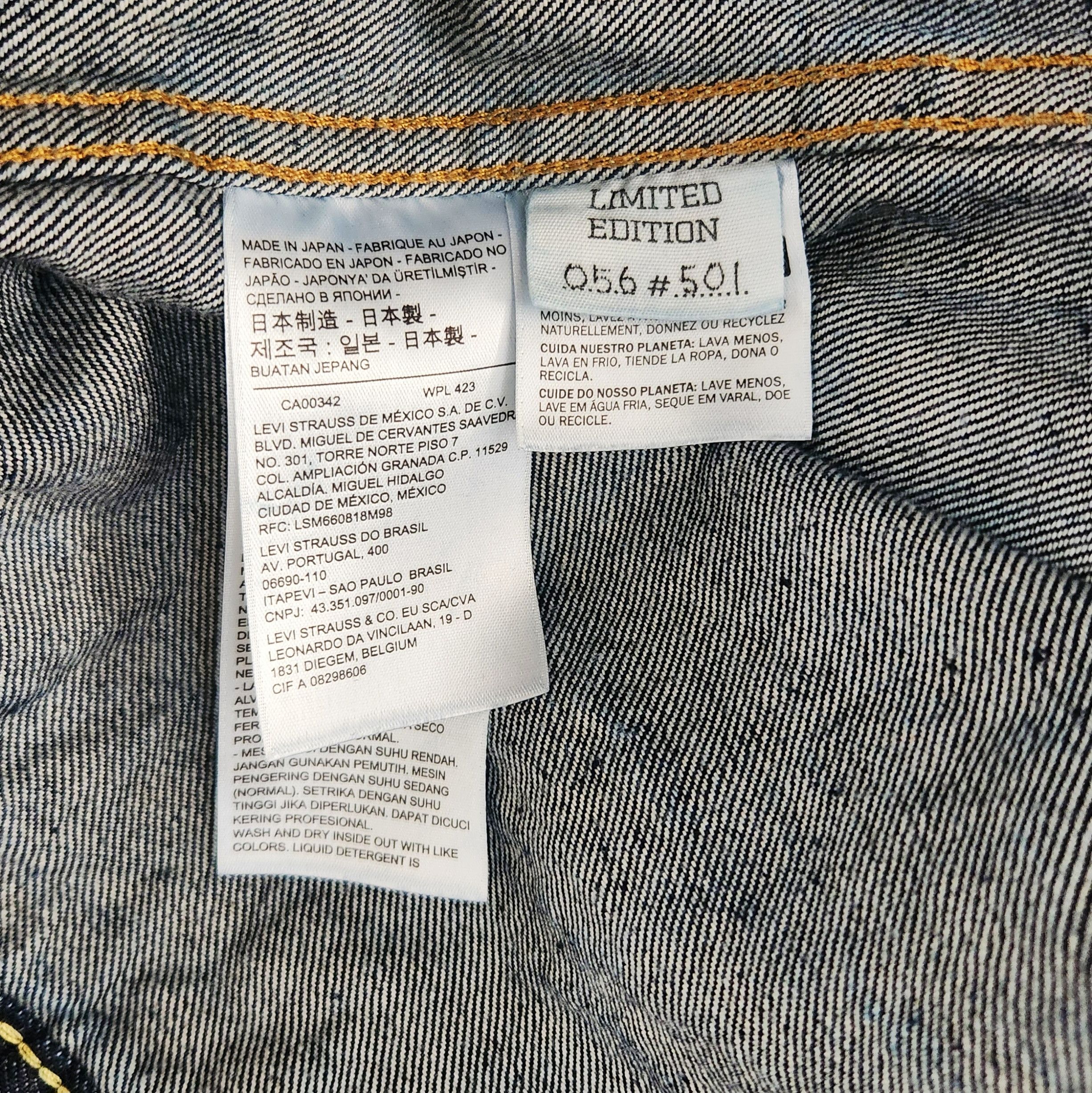 LVC × Levi's Levi's 507 XX LVC Type 2 II Raw Selvedge Denim Jacket NWT 42 Size US L / EU 52-54 / 3 - 16 Thumbnail
