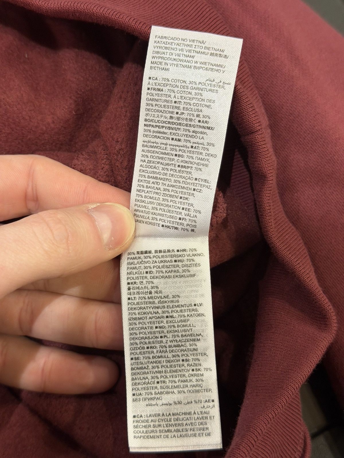 Gap × Palace Palace x Gap Hoodie - Burgundy / Orange Size US S / EU 44-46 / 1 - 6 Thumbnail