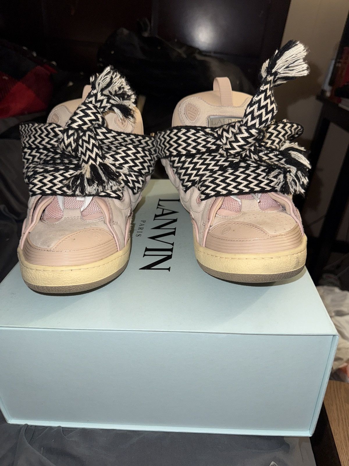 Lanvin Lanvin chunky laces pink curbs sneaker Size US 10 / EU 43 - 7 Thumbnail