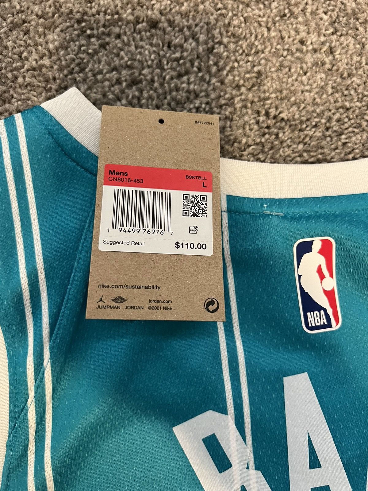 Jordan Brand LaMelo Ball Jersey Jordan Size US L / EU 52-54 / 3 - 6 Thumbnail