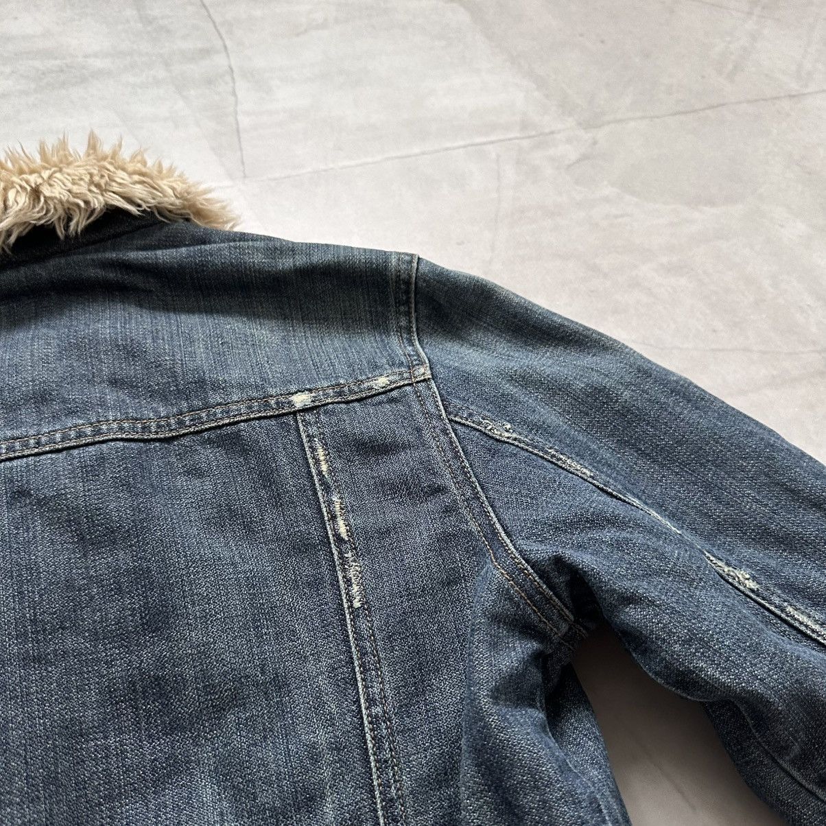 Hysteric Glamour × Undercover Abercrombie Fitch Napoleon Military Denim Jacket Fur Trim Size M / US 6-8 / IT 42-44 - 19 Thumbnail