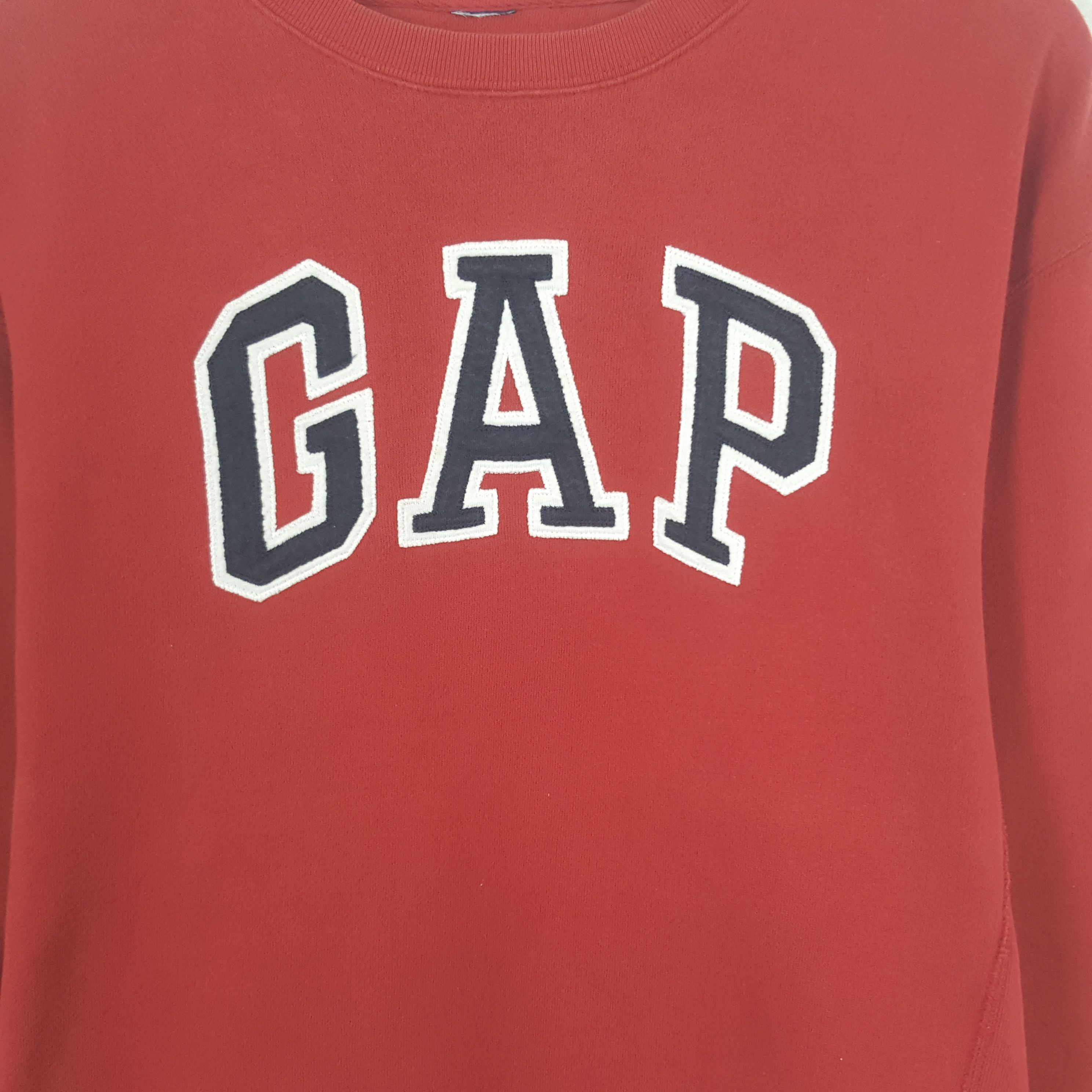 Gap × Vintage Vintage GAP Big Logo Sweatshirt Size US M / EU 48-50 / 2 - 2 Thumbnail