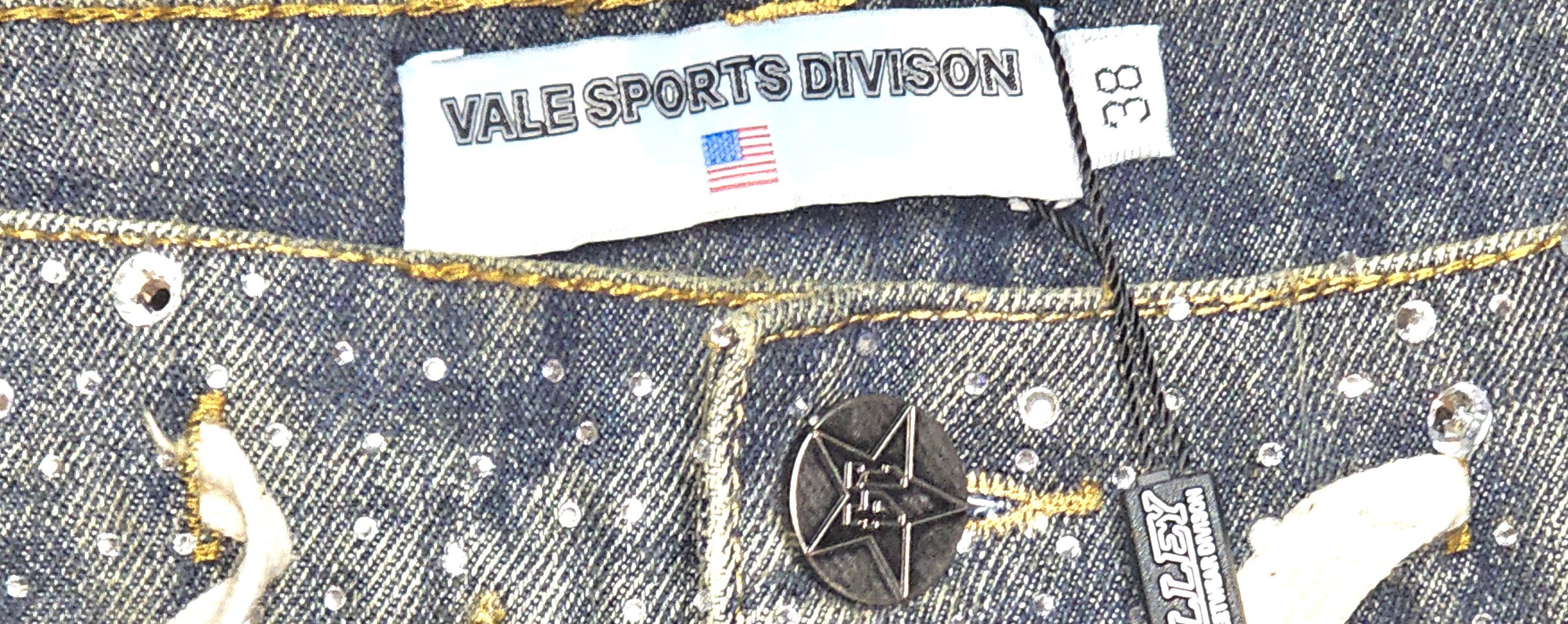 Vale Vale Forever Iced Out Denim 'Blue' Size US 38 / EU 54 - 3 Thumbnail