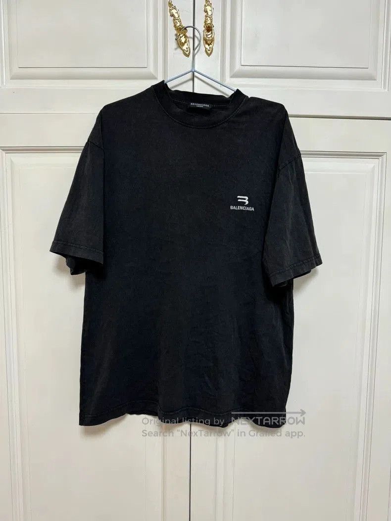 Balenciaga Balenciaga Black Logo Short Sleeve XS. Size US XS / EU 42 / 0 - 1 Thumbnail