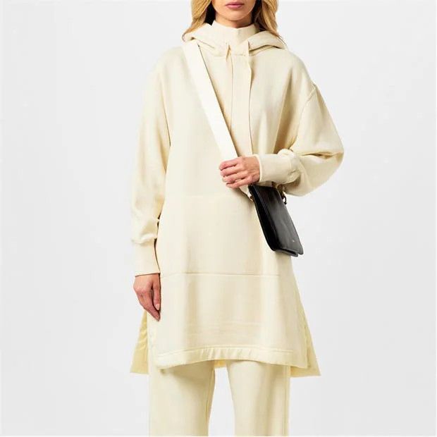 Jil Sander o1g2r1mq1024 Long Hoodie in Light Beige Size XS / US 0-2 / IT 36-38 - 3 Thumbnail