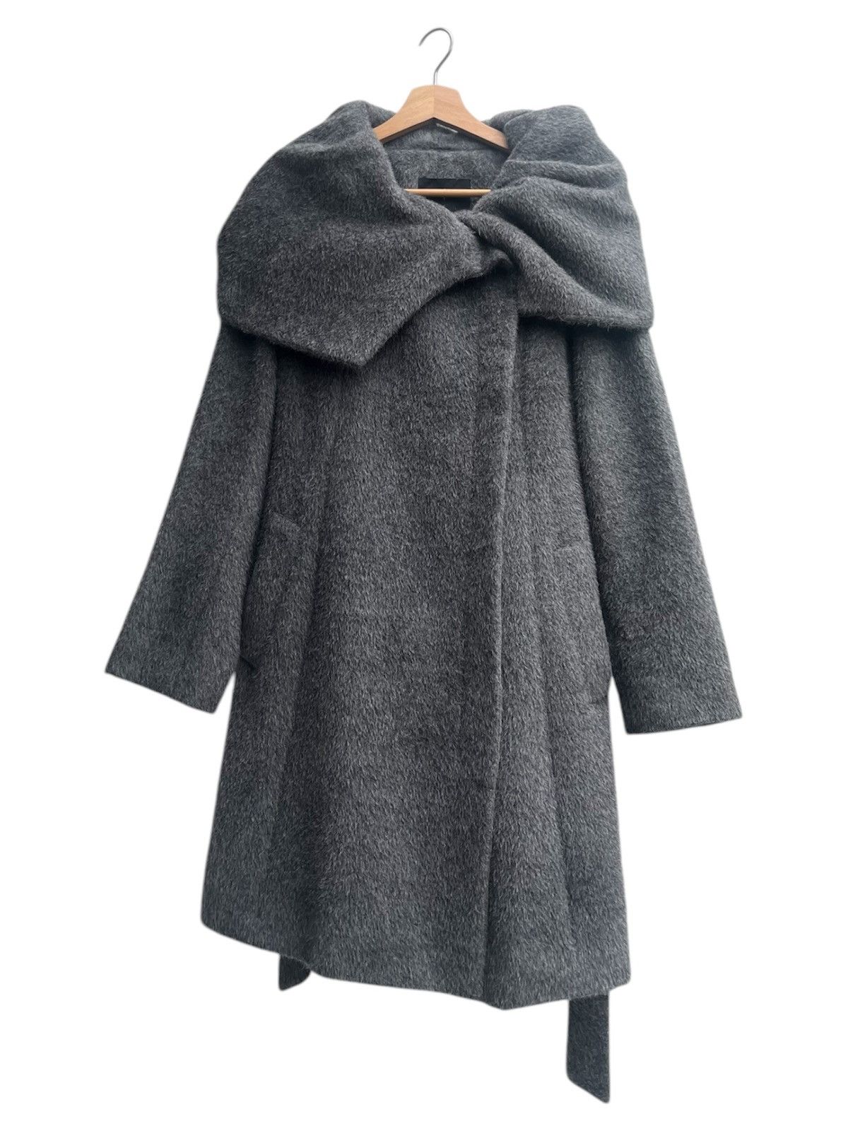 Cole Haan Cole Haan Suri Alpaca Coat Size XS / US 0-2 / IT 36-38 - 2 Thumbnail