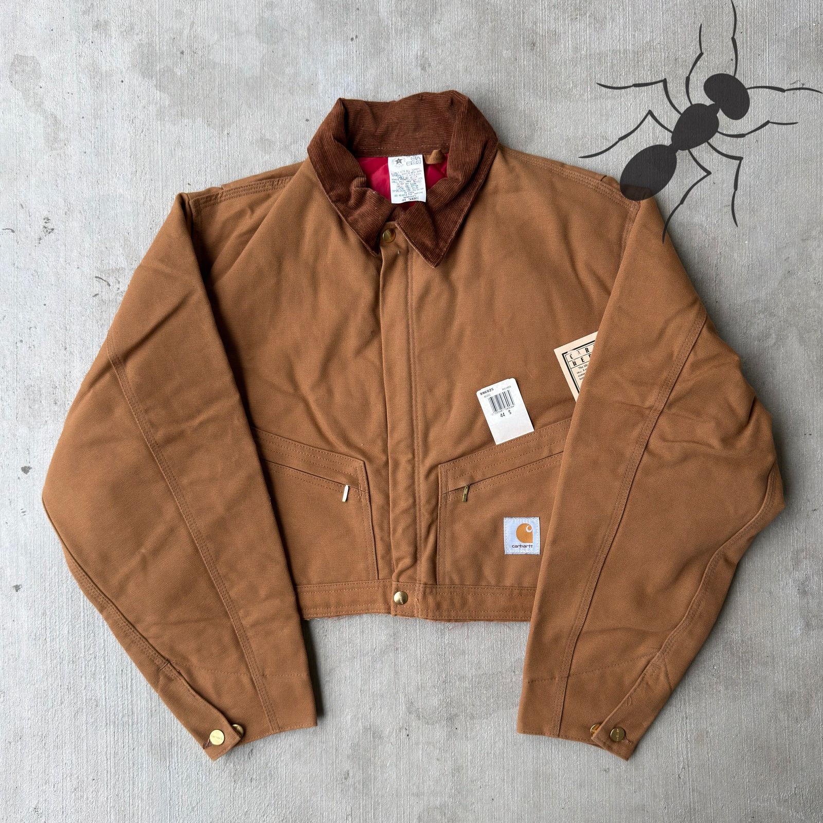 Carhartt × Vintage Carhartt brown cropped Detroit style work wear jacket Size US M / EU 48-50 / 2 - 1 Thumbnail