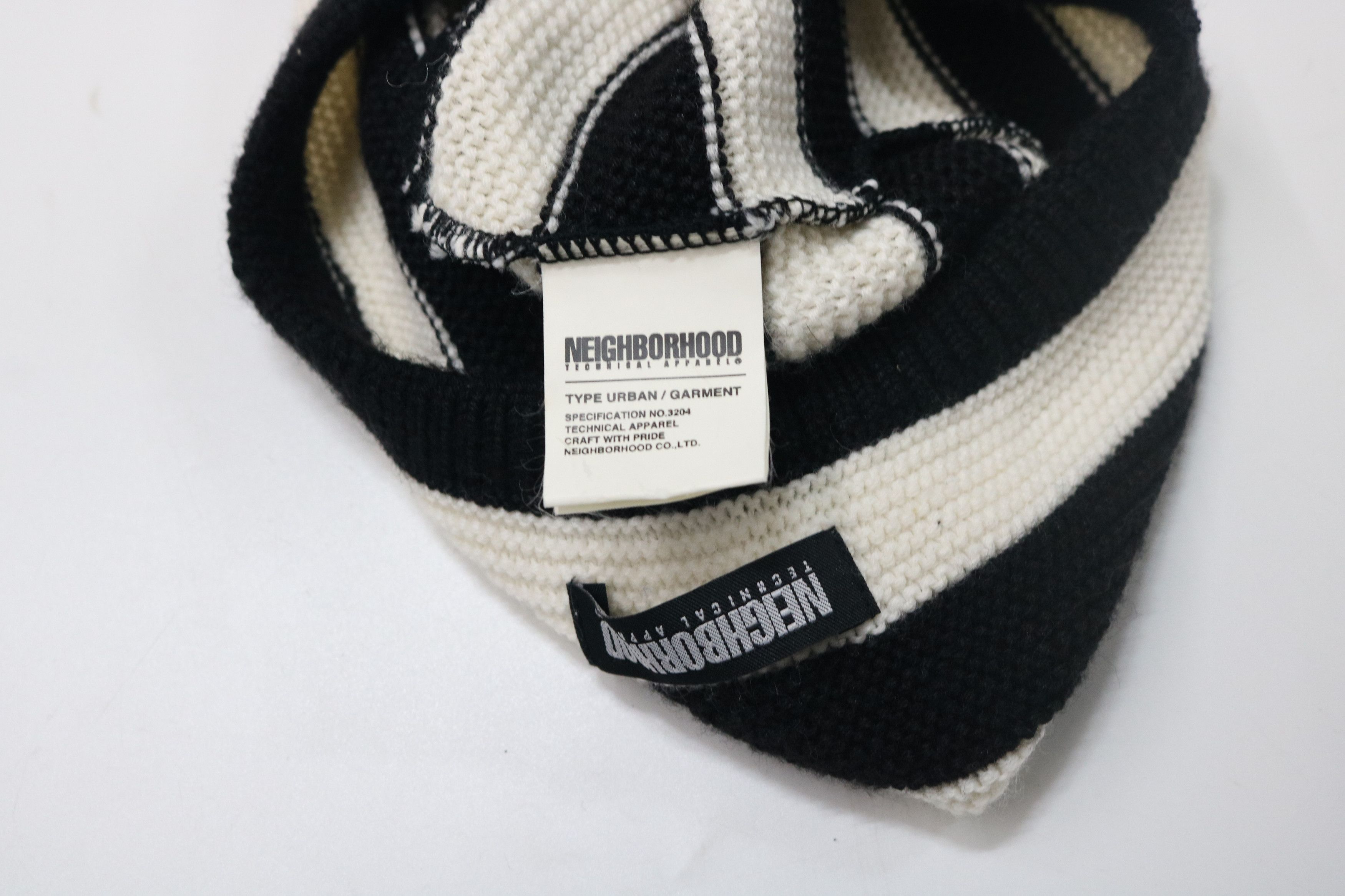 Neighborhood NEIGHBORHOOD Striped Balloon Beanie Size ONE SIZE - 8 Thumbnail