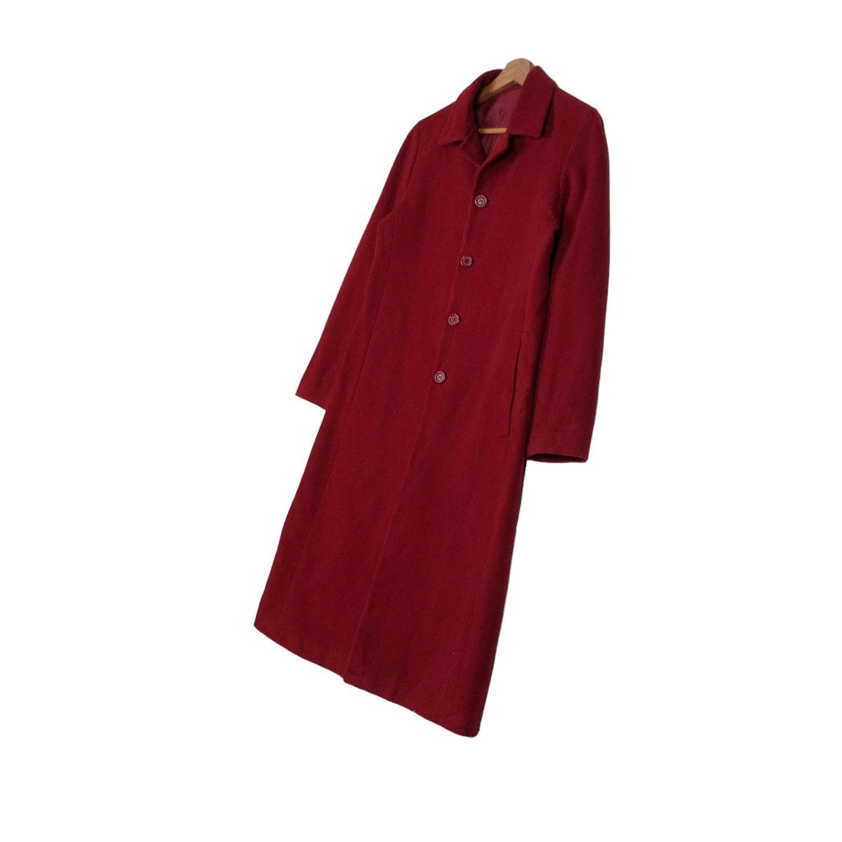 Japanese Brand 🔥Wool Herringbone Long Jacket Noue-rue Yohji Yamamoto Japan Size US M / EU 48-50 / 2 - 2 Thumbnail