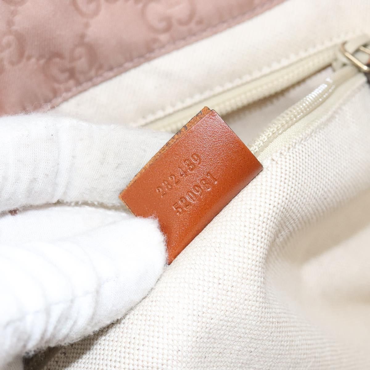 Gucci GUCCI GG Canvas Hand Bag Pink Size ONE SIZE - 20 Thumbnail