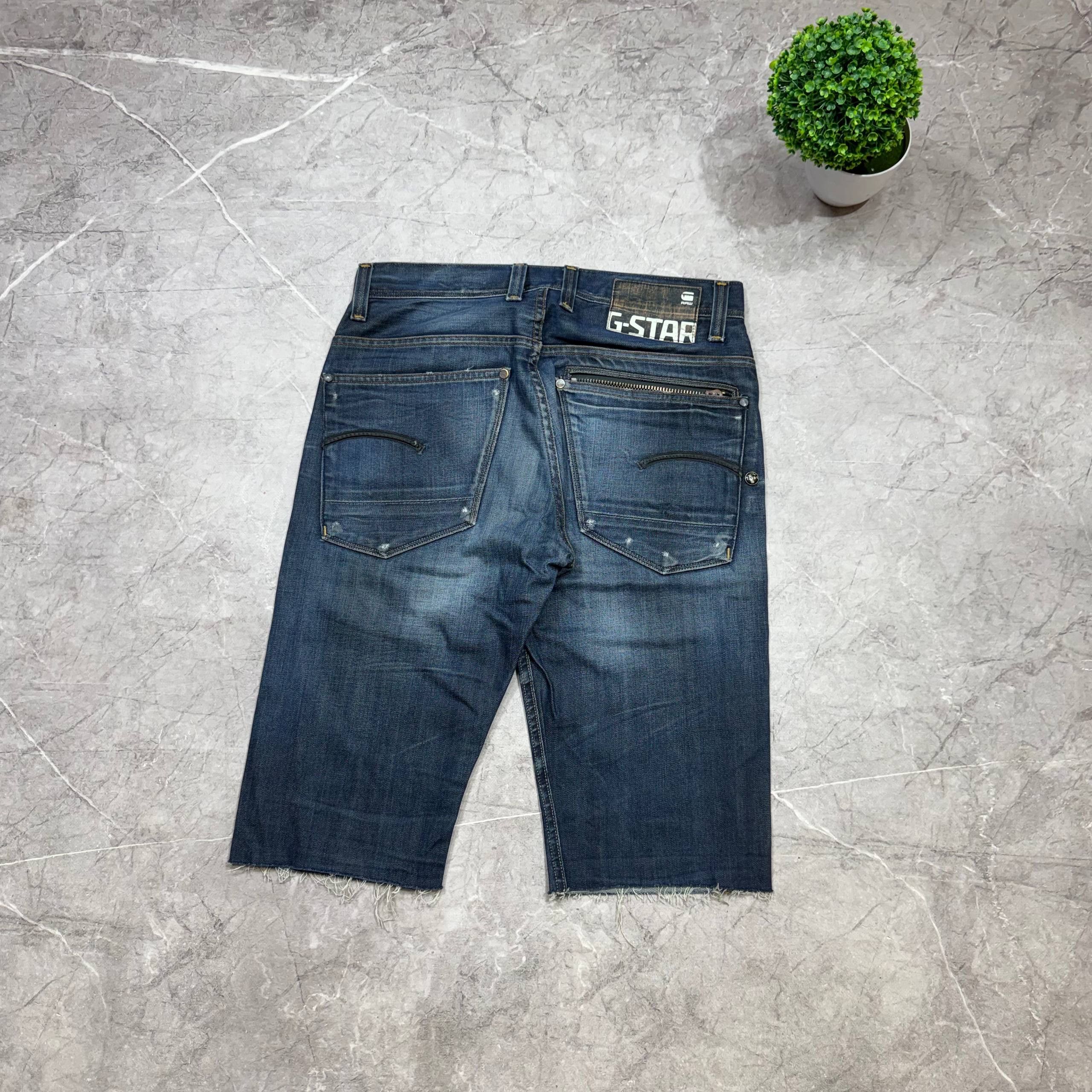 G-Star Vintage Baggy G-STAR Raw Jeans Short Mens Size 31x32 Size US 33 - 6 Thumbnail