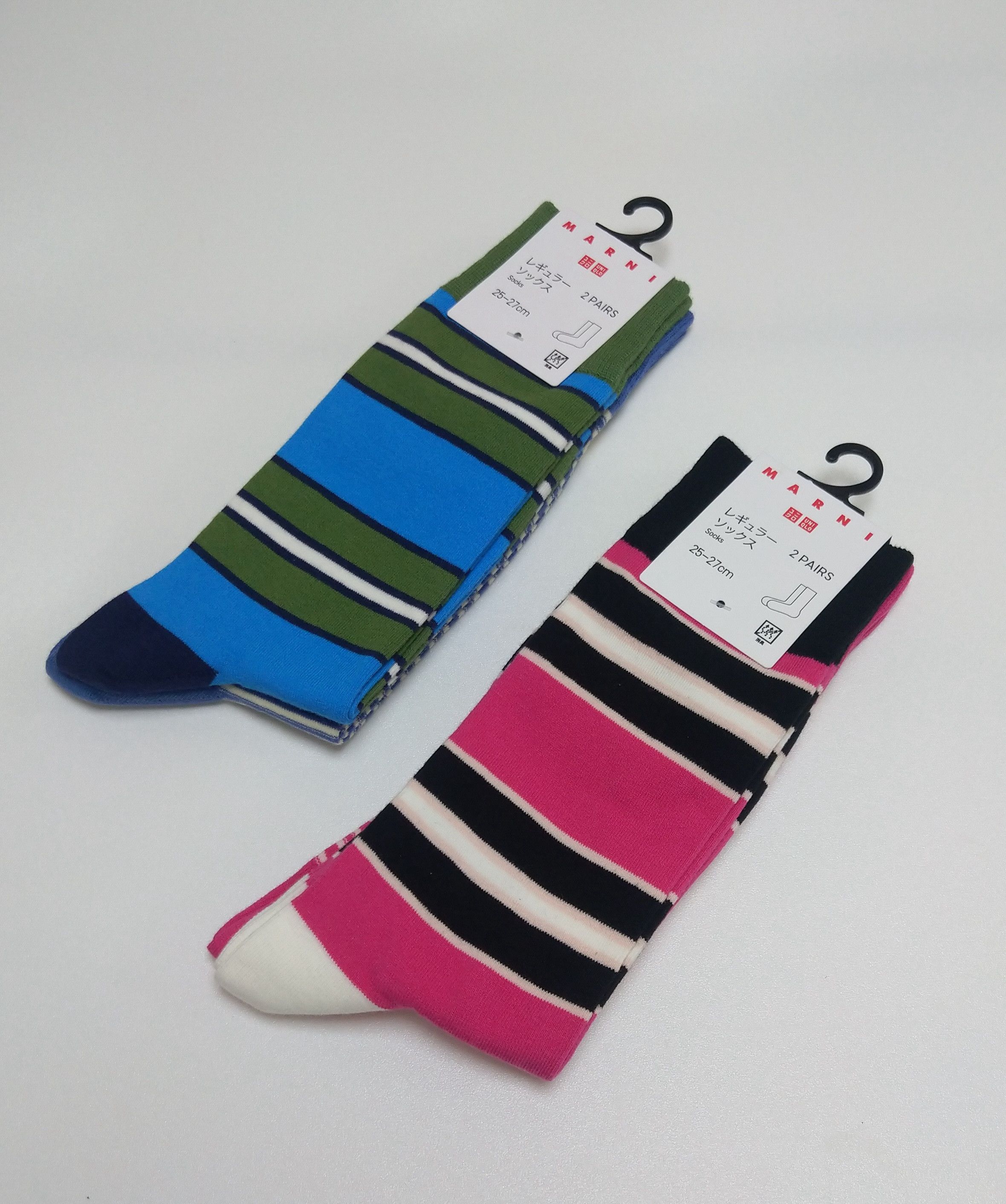 Marni × Uniqlo NWT 4 pairs of UNIQLO x MARNI Striped Socks Size ONE SIZE - 2 Thumbnail