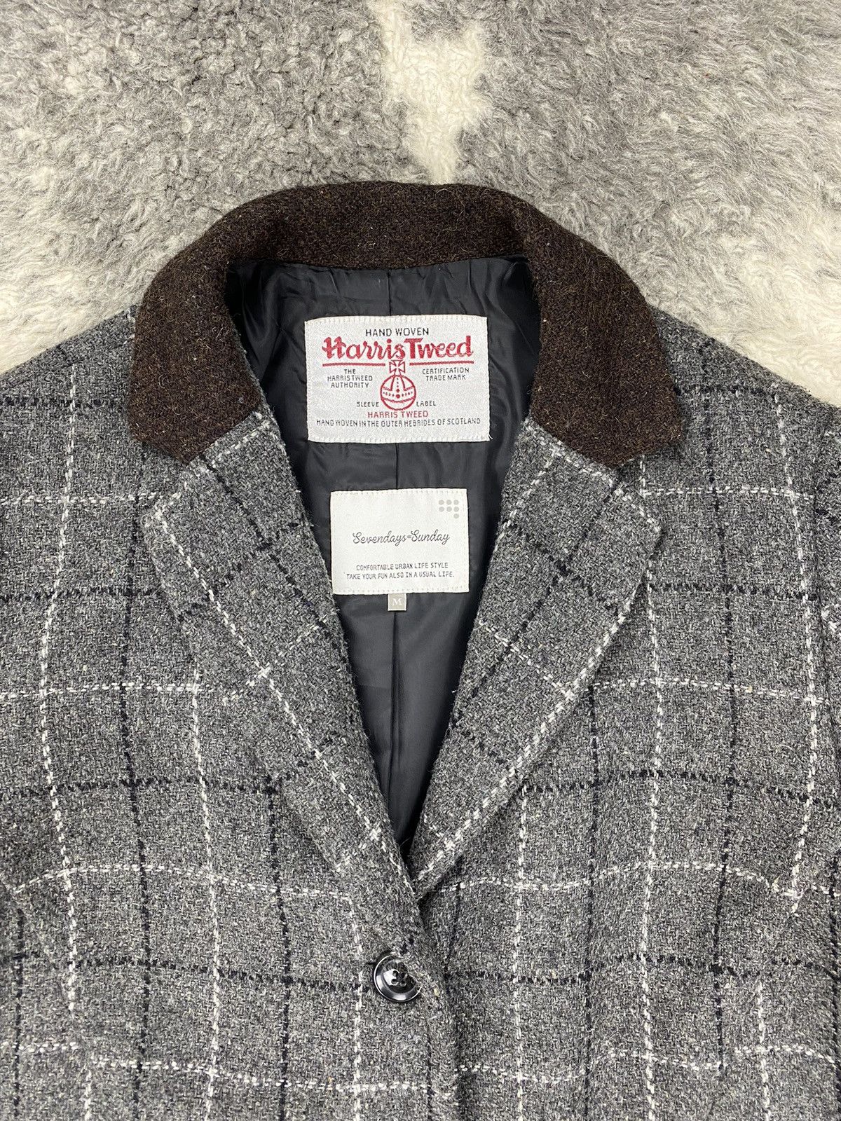 Harris Tweed Vintage Harris Tweed Hand Woven Wool Blazer Size US M / EU 48-50 / 2 - 4 Thumbnail