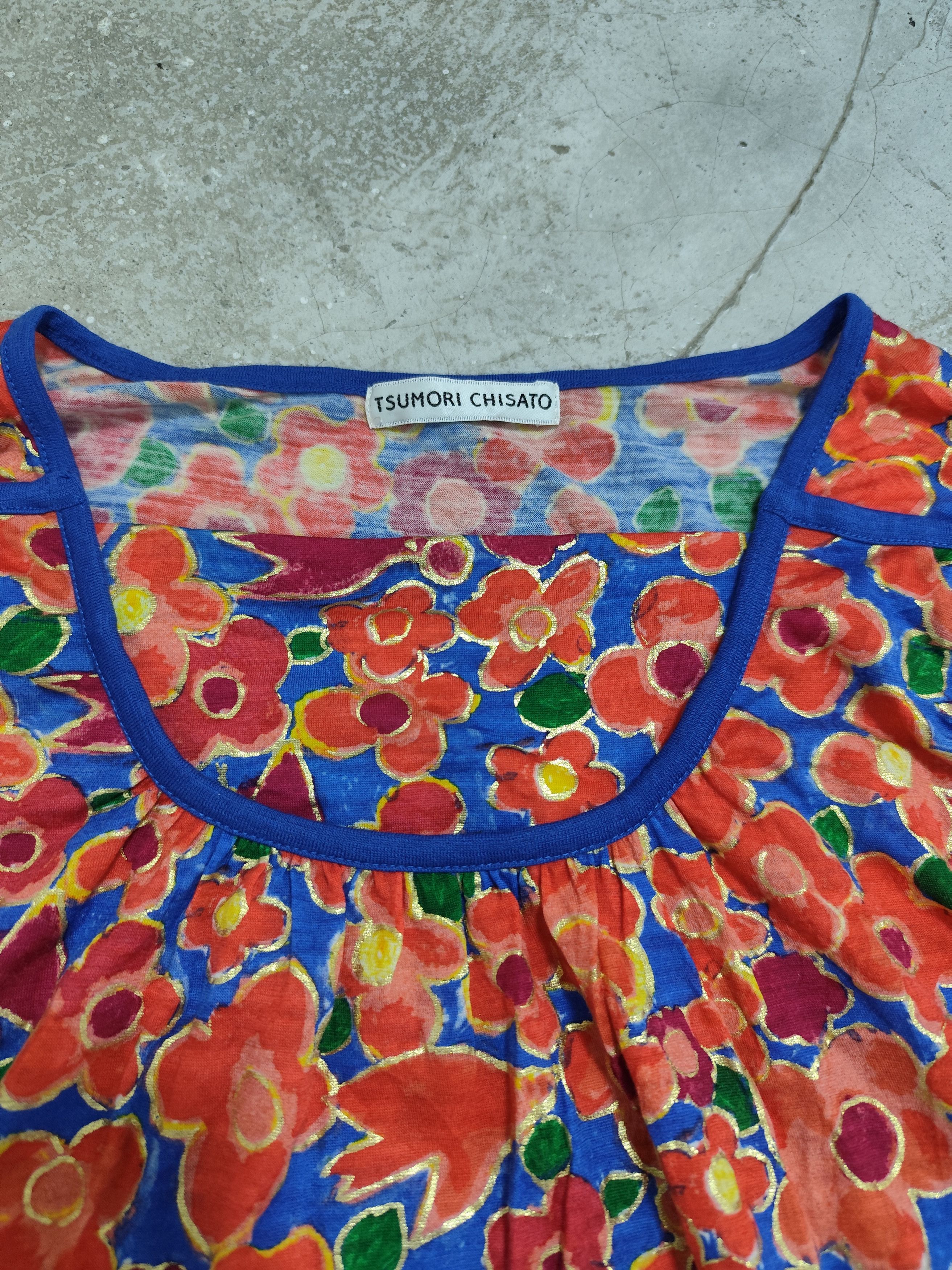Issey Miyake Tsumori chisato spring wear all over print floral Size L / US 10 / IT 46 - 2 Thumbnail