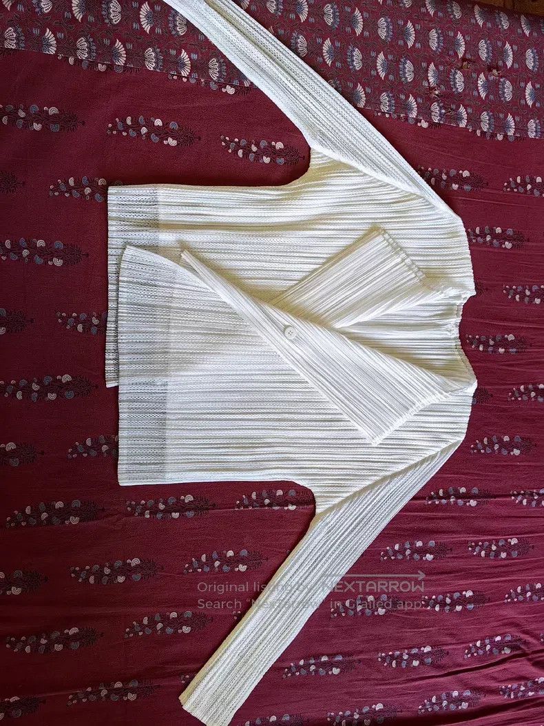 Issey Miyake Issey Miyake White Jacket Size XL / US 12-14 / IT 48-50 - 1 Thumbnail