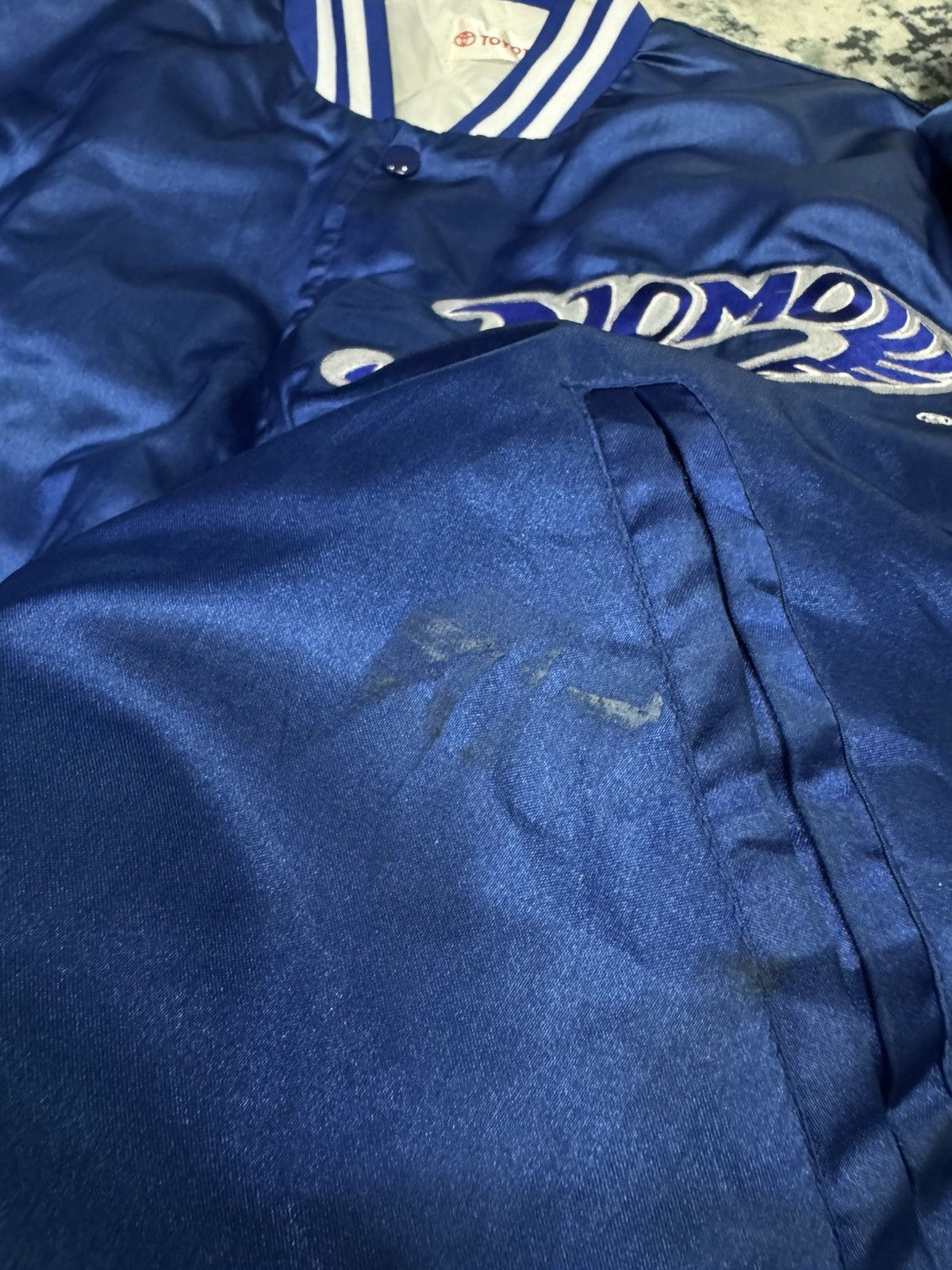 MLB × Vintage VINTAGE MLB DODGERS HIDEO NOMO BOMBER JACKET Size US L / EU 52-54 / 3 - 7 Thumbnail