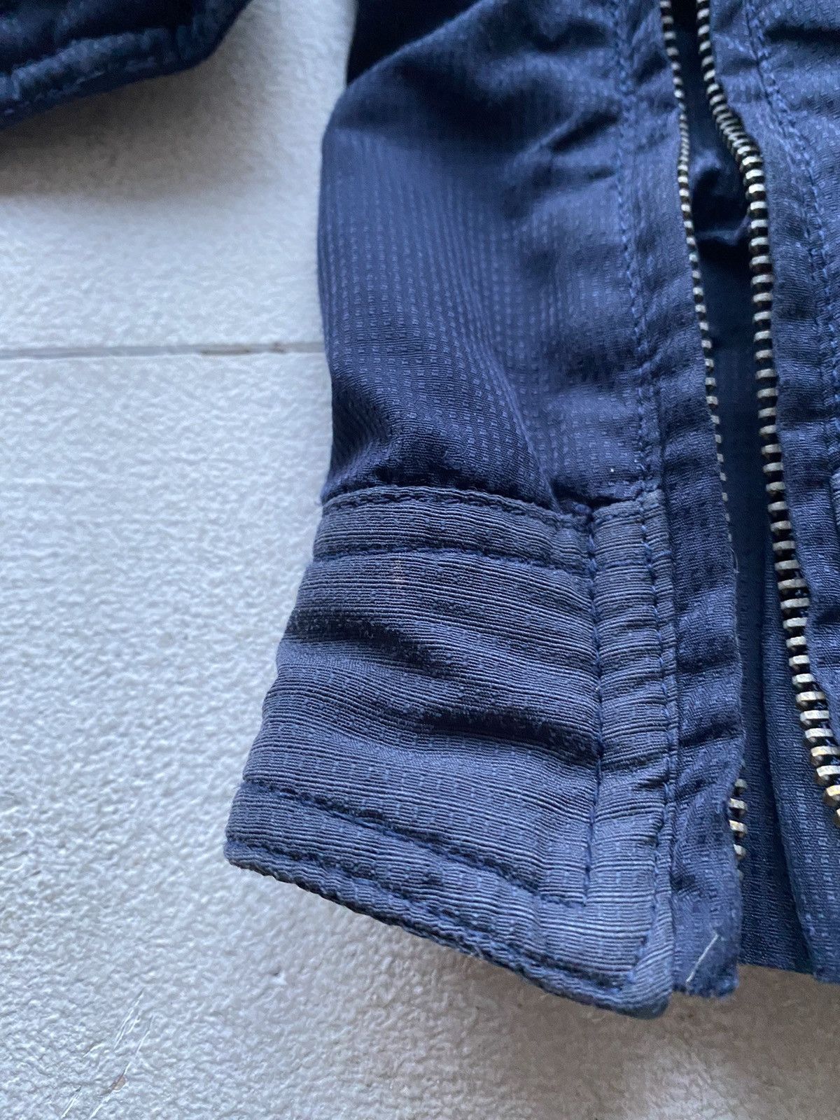 Diesel × If Six Was Nine 90s Diesel Biker Blue Jacket Nylon Insulated Womens Archive Size M / US 6-8 / IT 42-44 - 15 Thumbnail