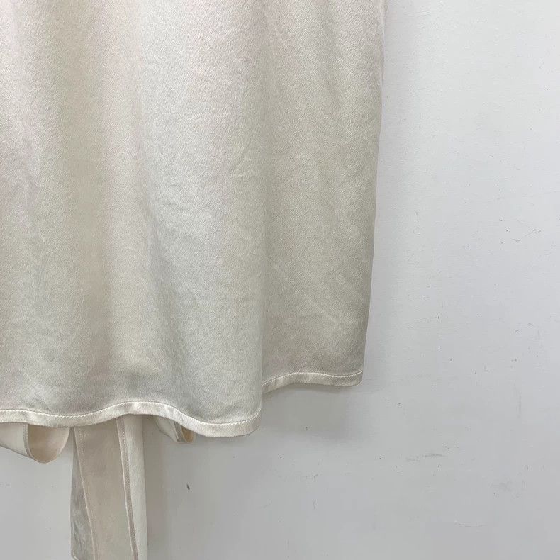 Chanel Chanel White single-breasted belt silk short sleeves Size XS / US 0-2 / IT 36-38 - 4 Thumbnail