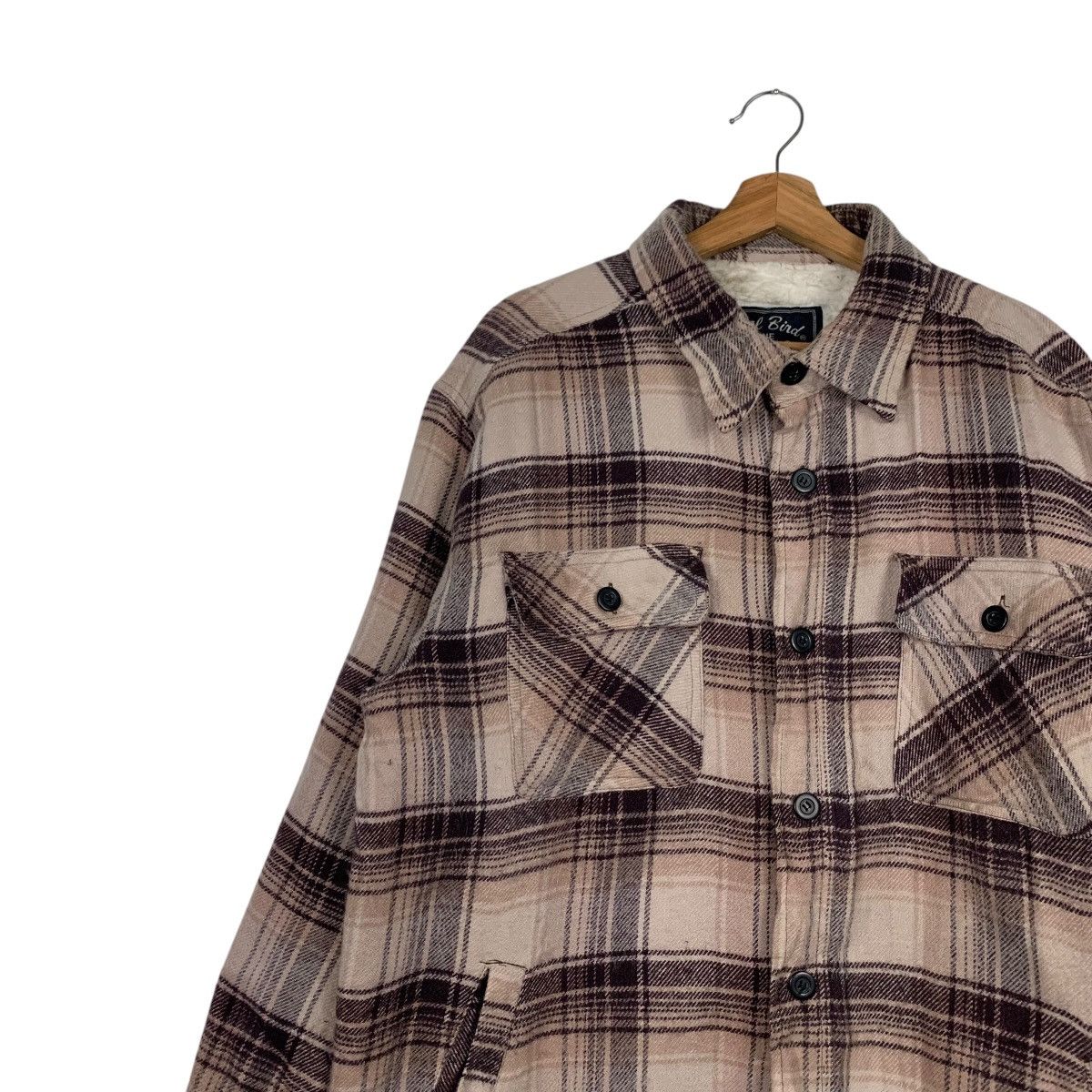 Flannel BICAL BIND Four Pocket Checked Flannel Jacket #2317-C103 Size US L / EU 52-54 / 3 - 6 Thumbnail