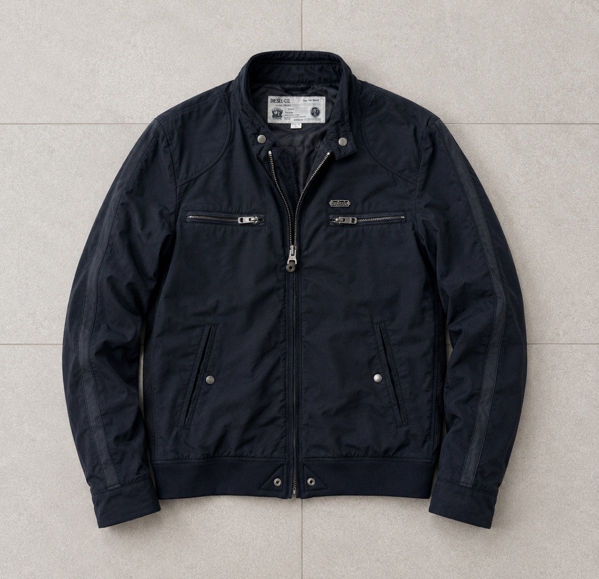 Diesel Diesel Teflon Fabric Protection Rider Zipper Bomber Jacket Size US L / EU 52-54 / 3 - 1 Thumbnail