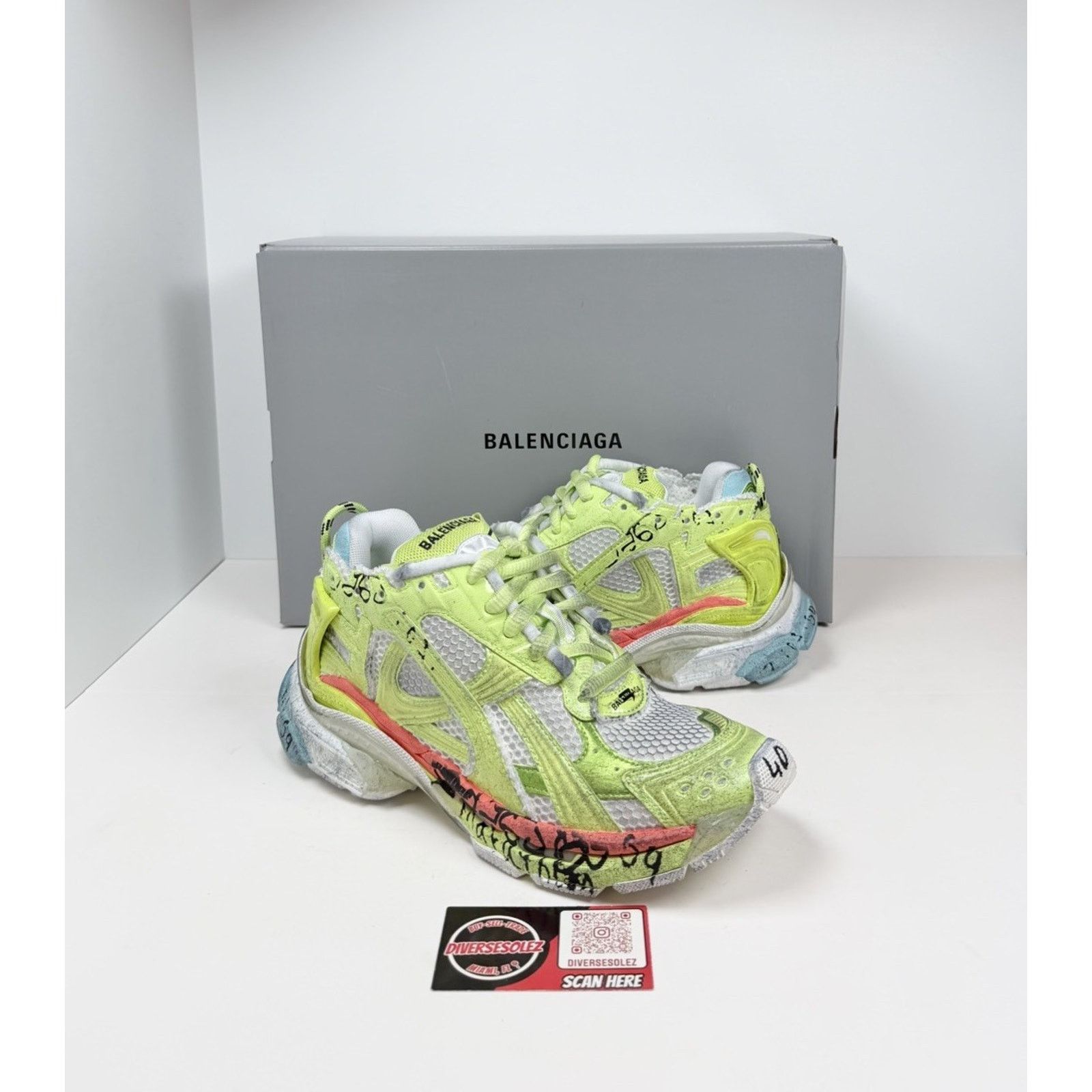 Balenciaga Size 40EU/7US - Balenciaga Runner Marathon Unreleased NEW Size US 7 / EU 40 - 1 Thumbnail