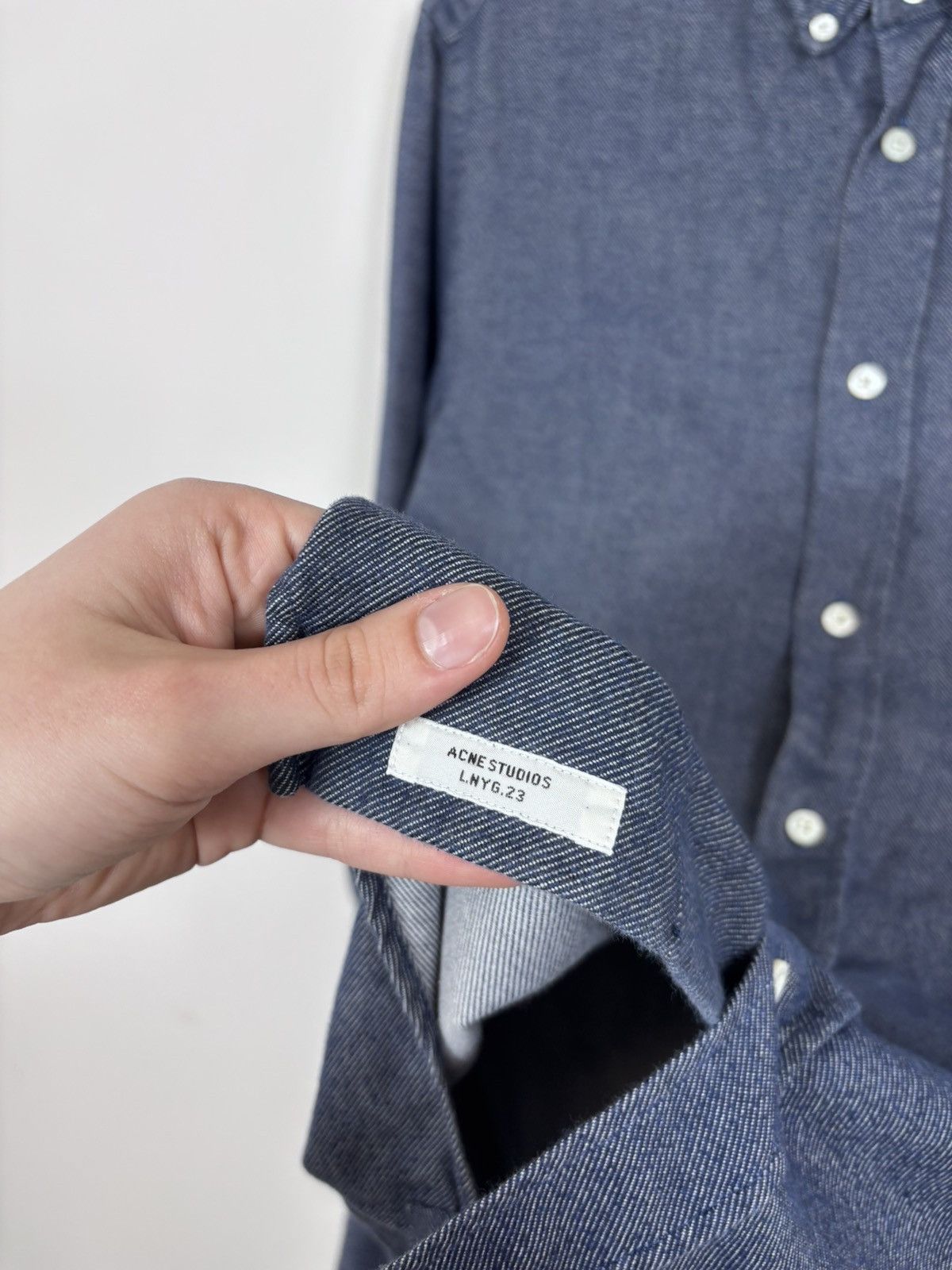 Acne Studios Acne Studios Isherwood Flan AW13 Men’s Flannel Shirt Size US M / EU 48-50 / 2 - 9 Thumbnail