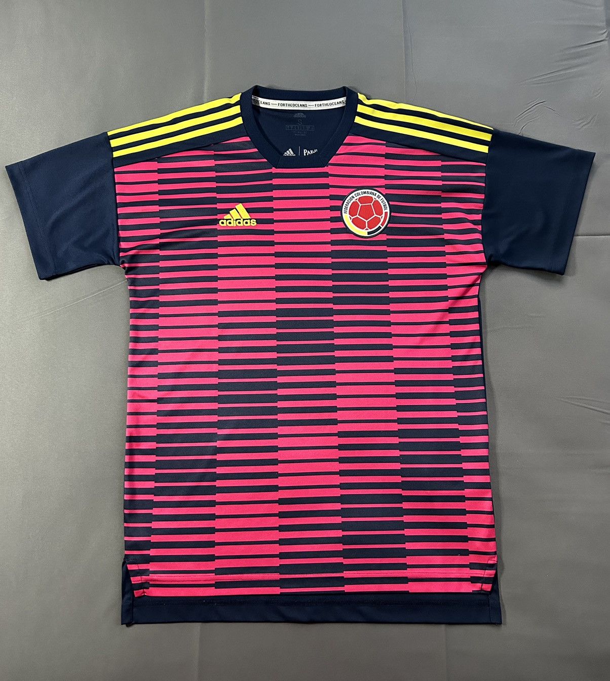 Adidas Adidas Colombia 2018 Pregame Training Jersey Size US S / EU 44-46 / 1 - 1 Thumbnail