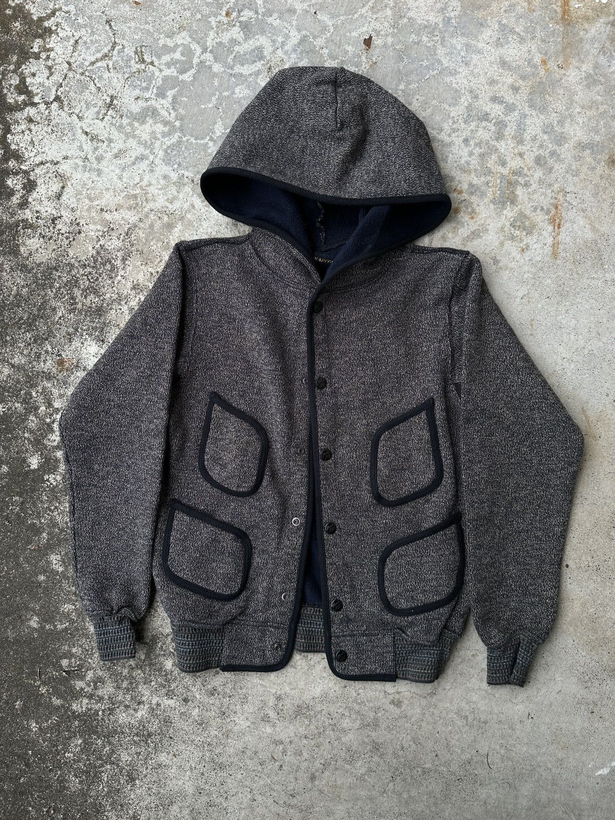 Kapital Salt and Pepper Wool Brown’s Beach jacket button up hoodie Size US XS / EU 42 / 0 - 2 Thumbnail