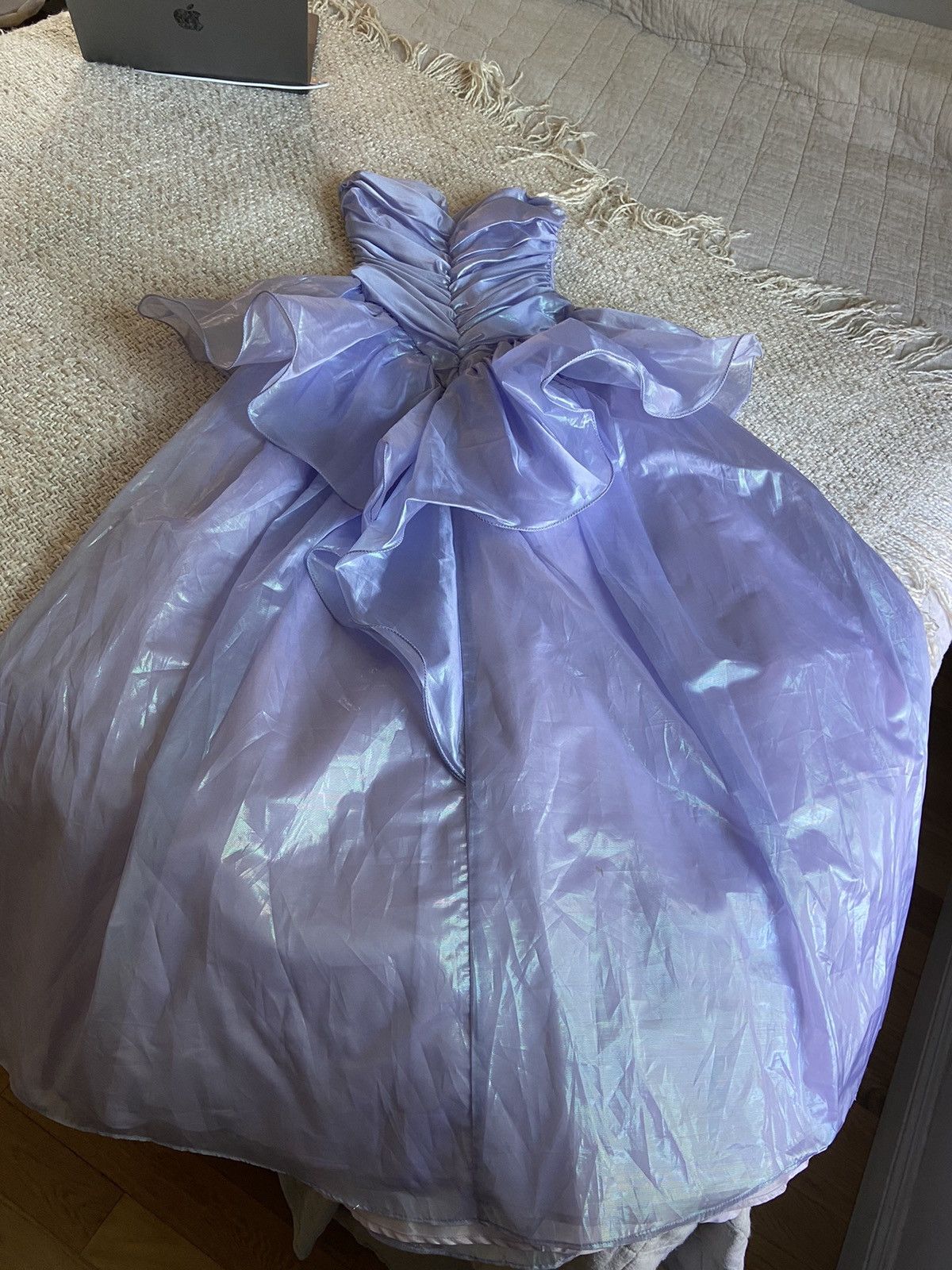 image of Vntg Neiman Marcus Barbie Ballgown in Purple, Women's (Size XS)