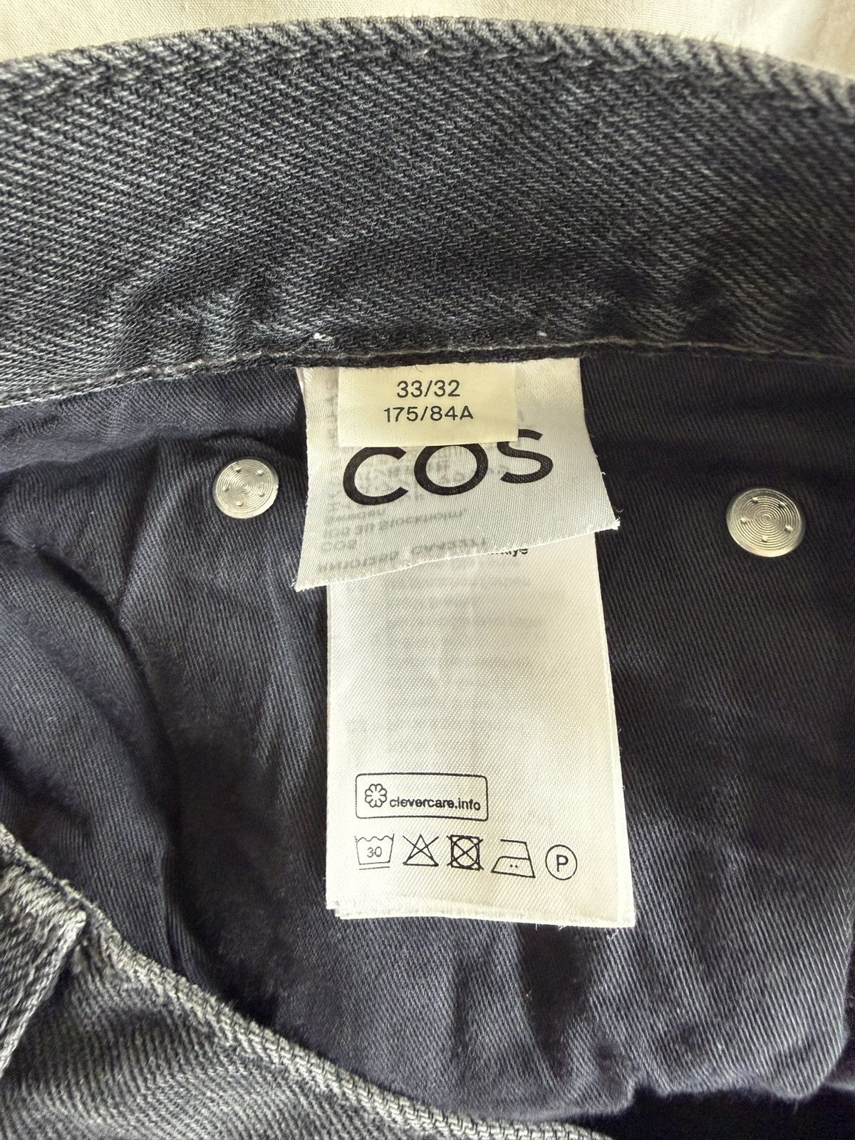 Cos COS ‘dome’ relaxed fit straight-leg jeans Size US 32 / EU 48 - 3 Thumbnail