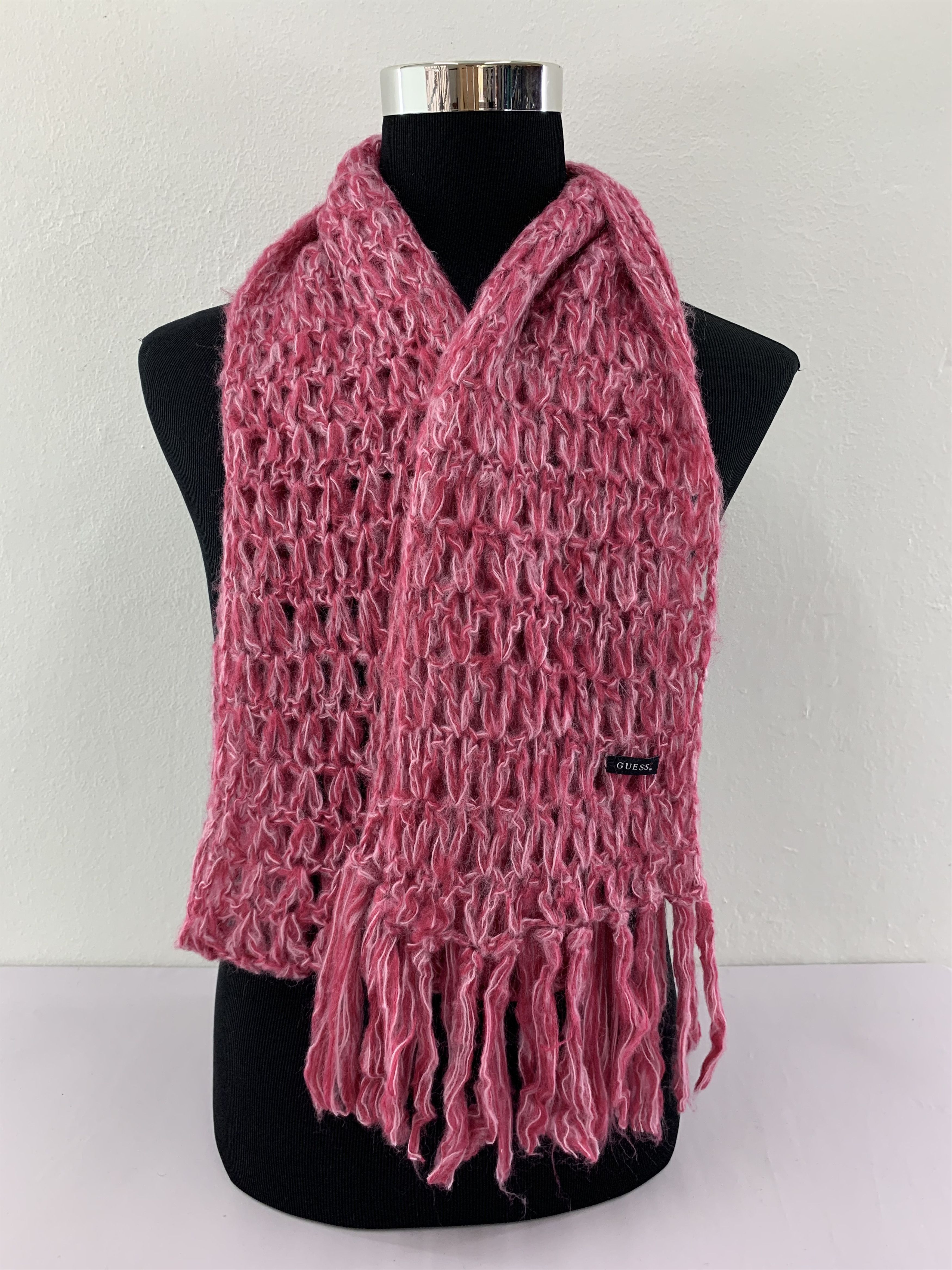 Guess Guess Knit Scarf Wool Muffler Neck Wrap BL4018 Size ONE SIZE - 1 Thumbnail
