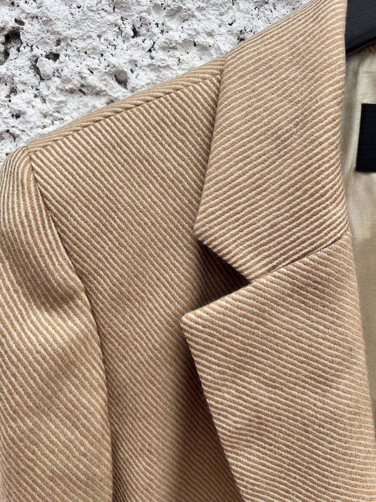 Other Dana Buchman Italian Wool-Silk Coat Beige M/L Size M / US 6-8 / IT 42-44 - 5 Thumbnail