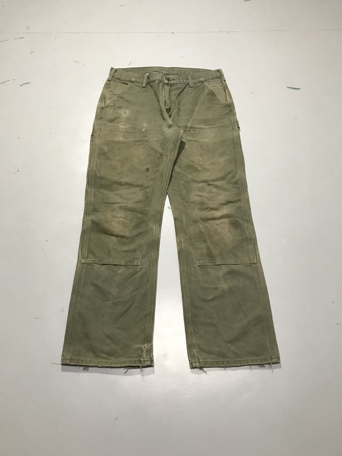 Carhartt Vintage carhartt EB136 MOS damaged carpenter Size US 34 / EU 50 - 1 Thumbnail
