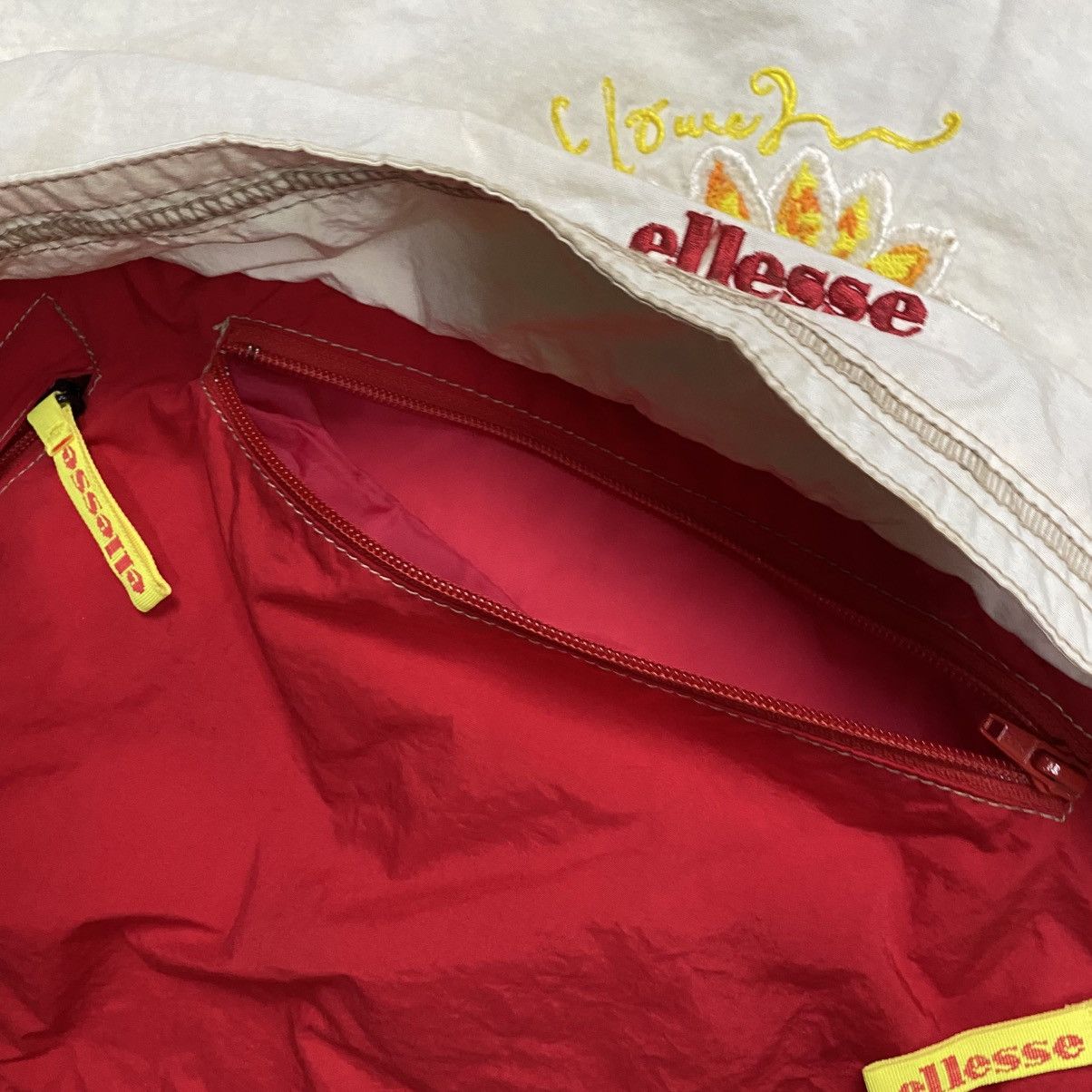 Ellesse vintage 90s Ellesse Sunflower pullover hooded jacket Size US M / EU 48-50 / 2 - 9 Thumbnail