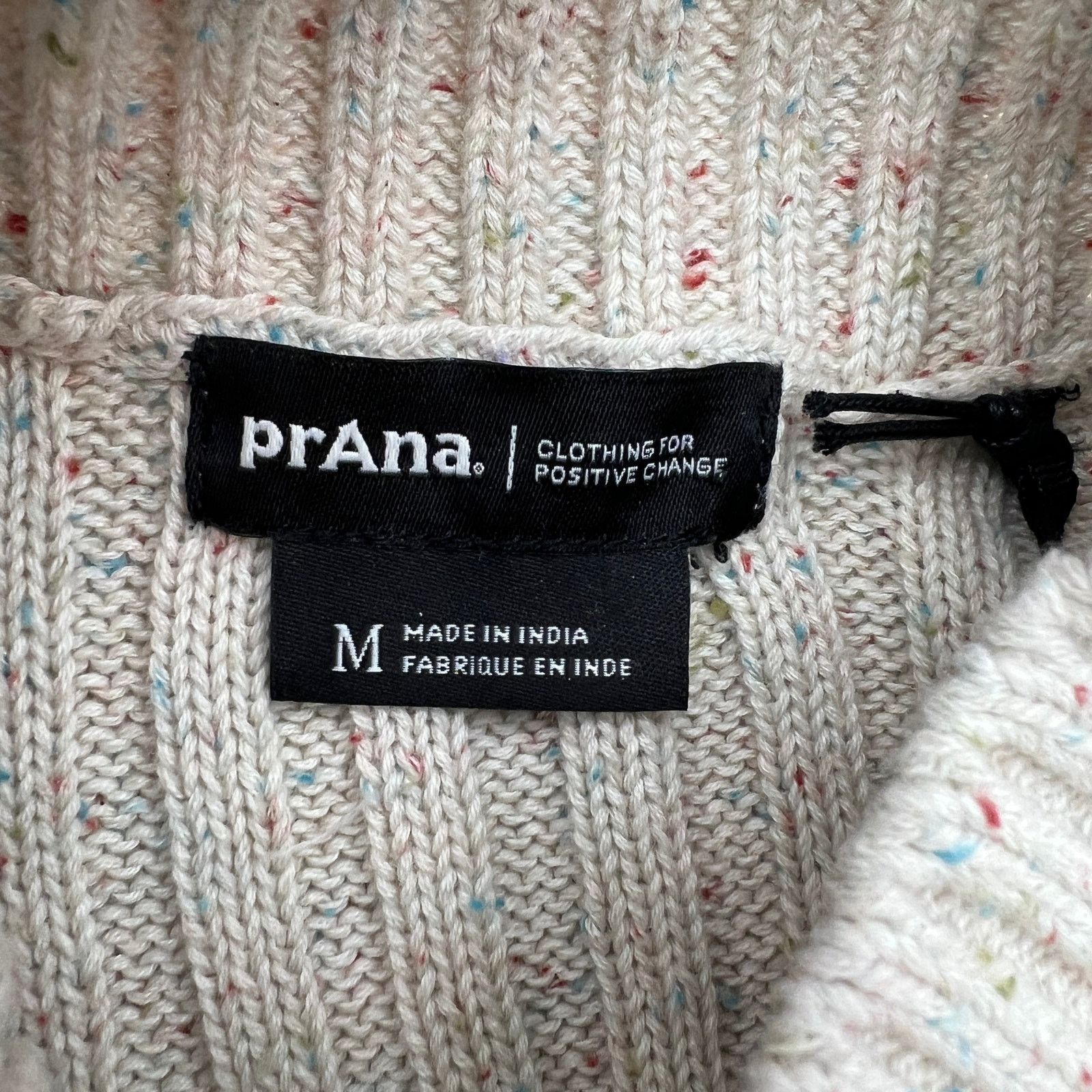 Prana Prana Sangria Fields Sweater Organic Cotton Knit Pullover Size M / US 6-8 / IT 42-44 - 3 Thumbnail