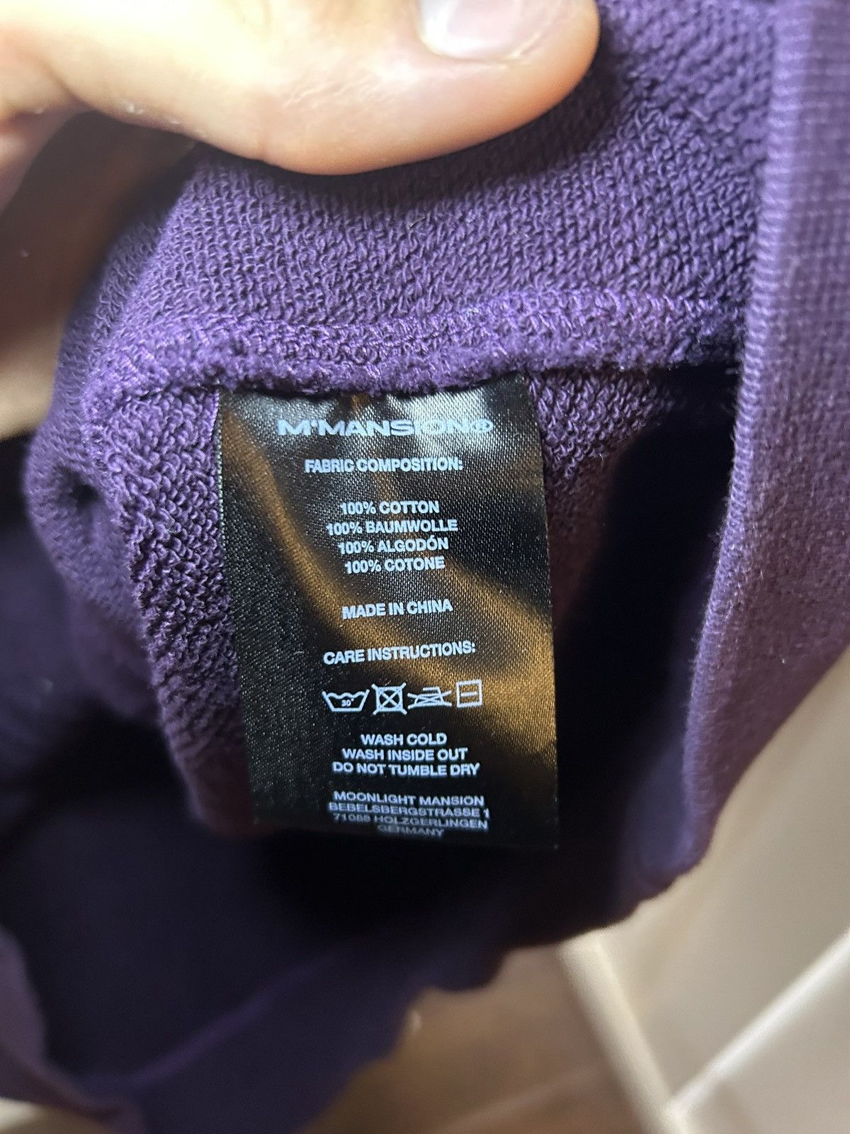 Designer Moonlight Mansion “archives” cropped boxy pullover hoodie Size US XL / EU 56 / 4 - 6 Thumbnail