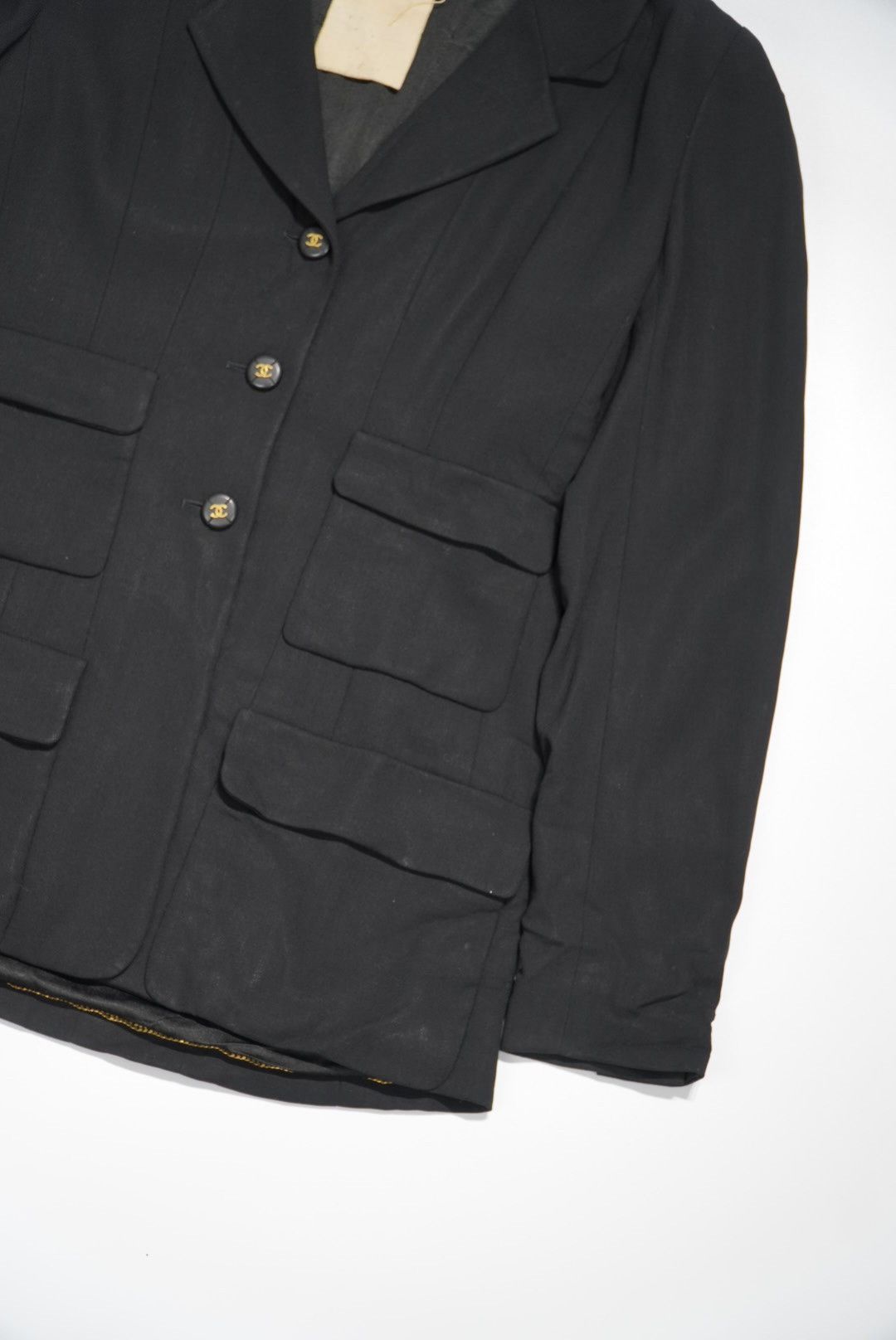 Chanel Chanel 95P CC Mark Logo Blazer Jacket Size S / US 4 / IT 40 - 4 Thumbnail