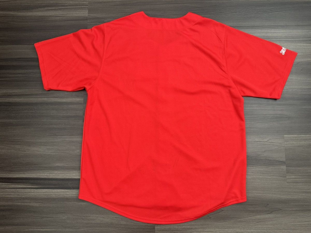 Stitch's Jeans Stitches Los Angeles Angels MLB Baseball Red Jersey Men’s XL Size US XL / EU 56 / 4 - 6 Thumbnail