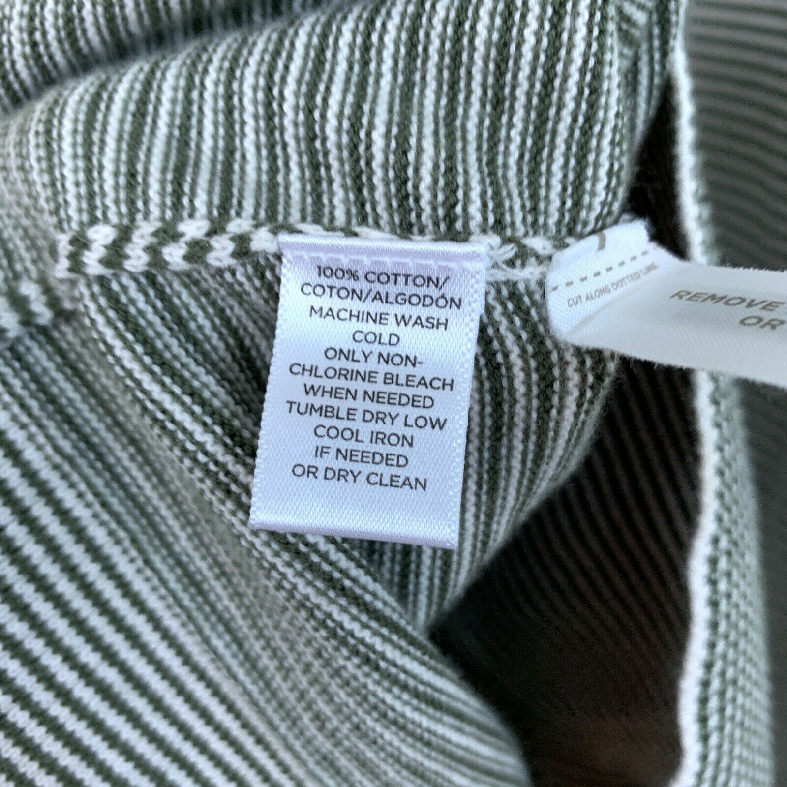 Loft LOFT Striped Cutout Swing Sweater Gray White Flare Ribbed M Size M / US 6-8 / IT 42-44 - 8 Thumbnail