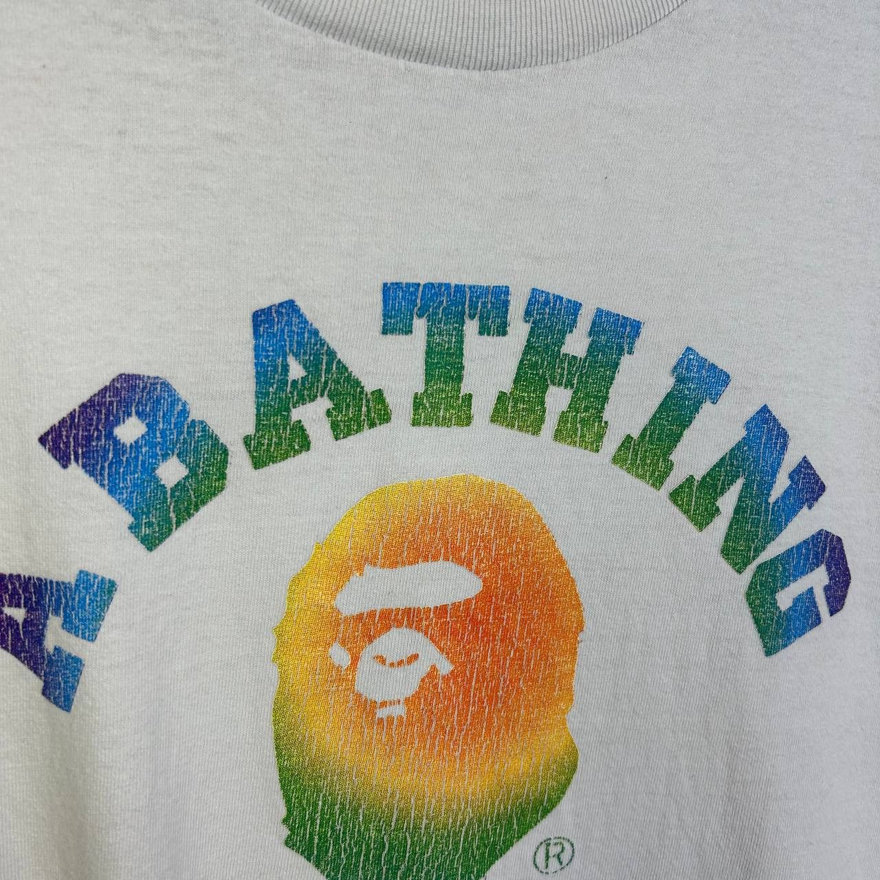 Bape Luxury Bape A Bathing Ape big logo designer y2k tee Size US L / EU 52-54 / 3 - 3 Thumbnail