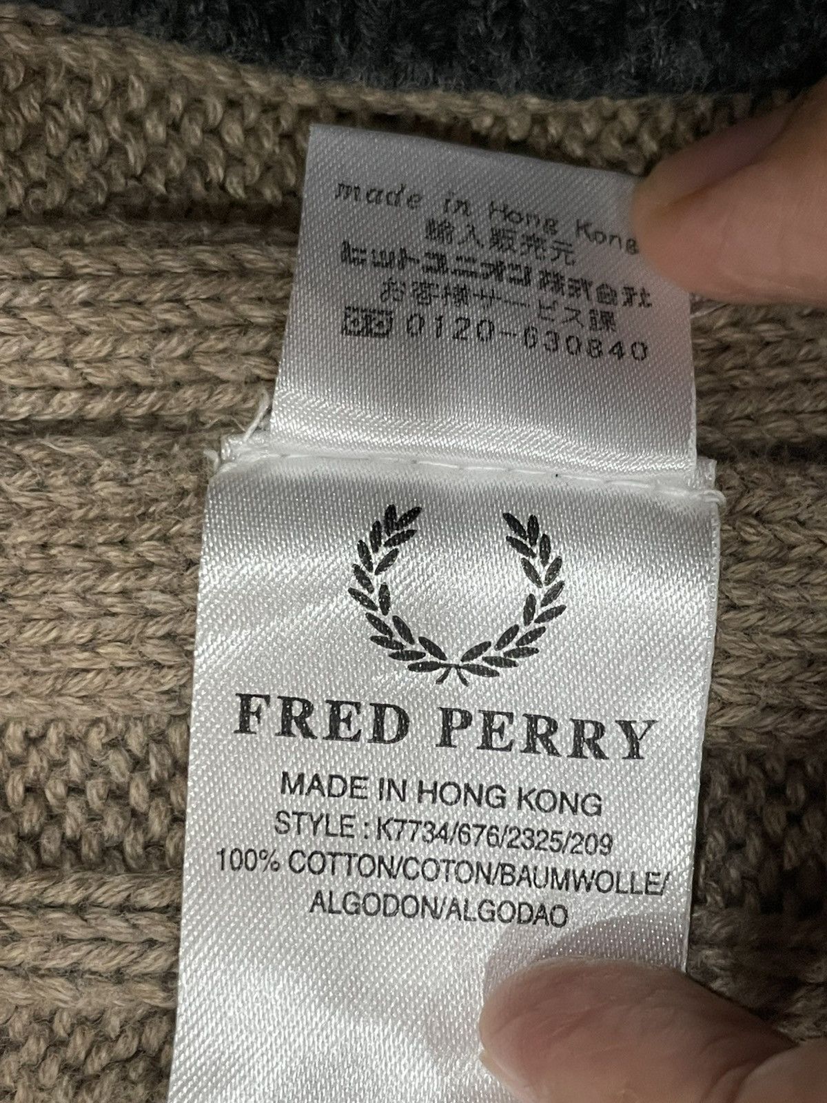Fred Perry Fred Perry Button Sweater Size S / US 4 / IT 40 - 4 Thumbnail