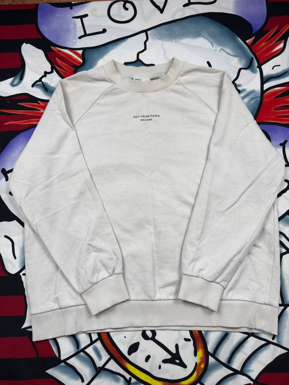 Drole De Monsieur Drole De Monsieur Not From Paris Madame sweatshirt Size L Size US L / EU 52-54 / 3 - 1 Thumbnail